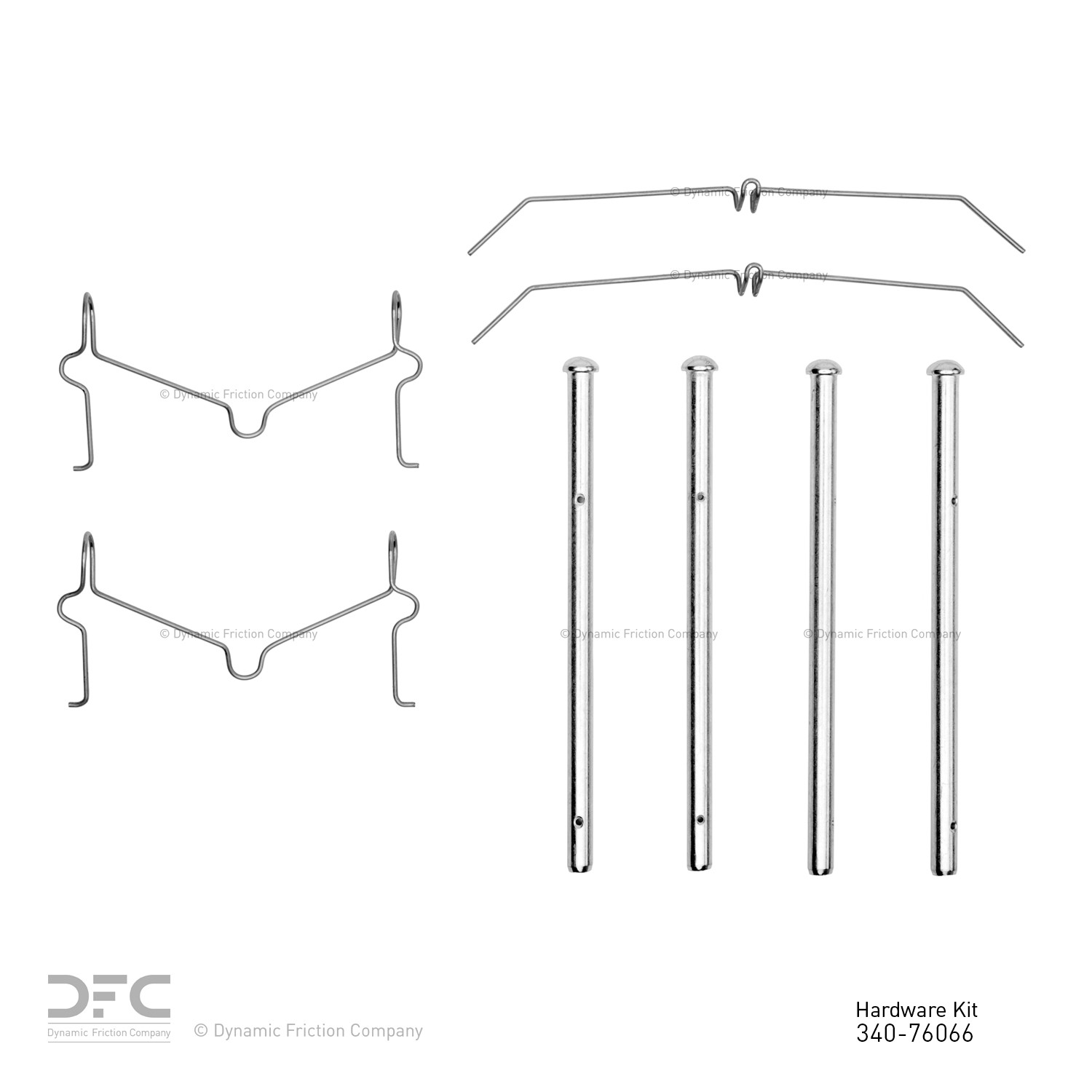 DYN-340-76066 DFC Disc Brake Hardware Kit - Image 2