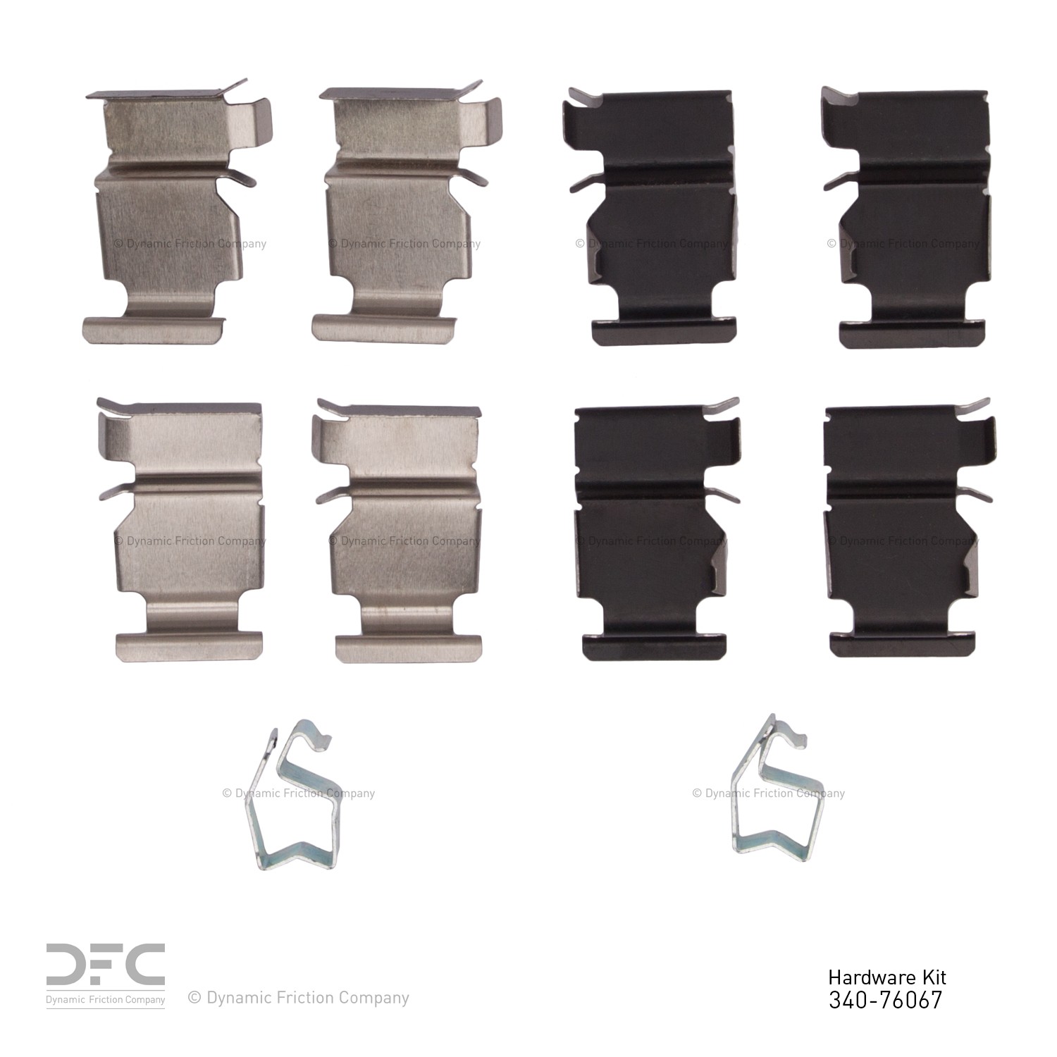 DYN-340-76067 DFC Disc Brake Hardware Kit - Image 2