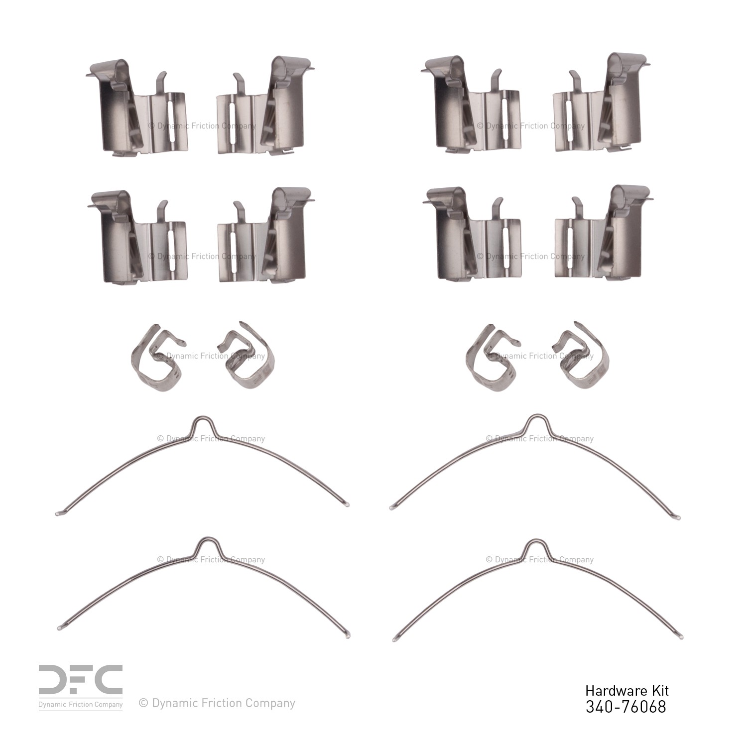 DYN-340-76068 DFC Disc Brake Hardware Kit - Image 2