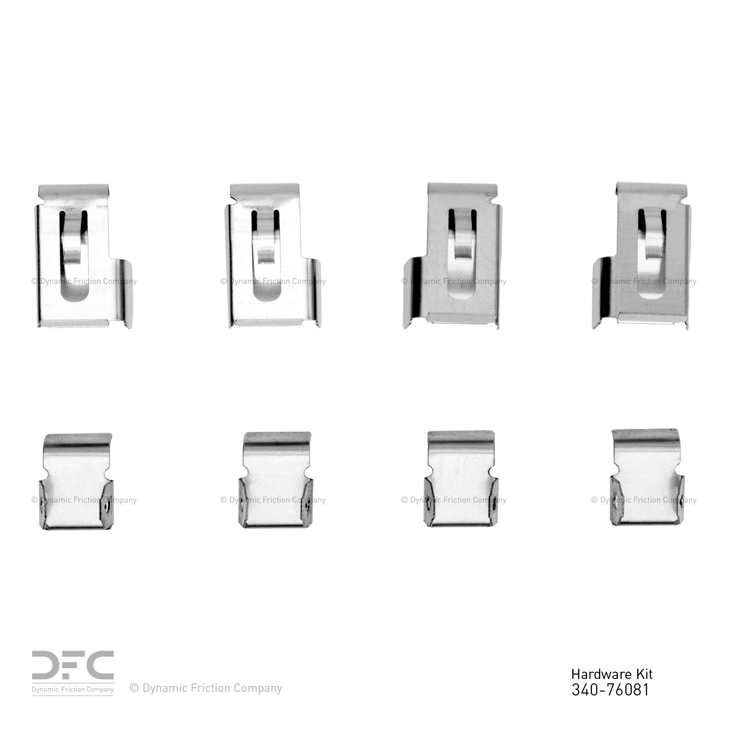 DYN 340-76081 DFC Disc Brake Hardware Kit - Image 2