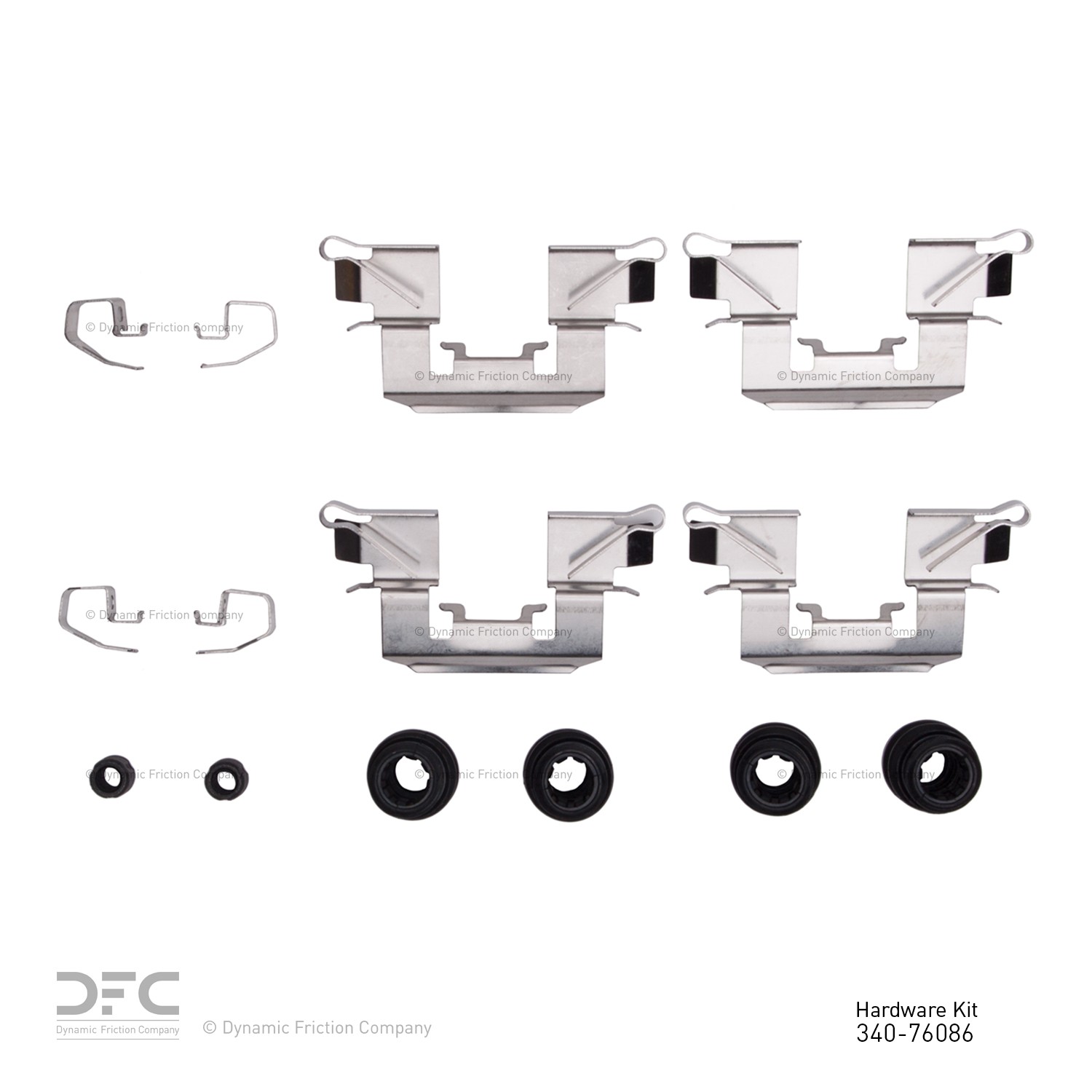 DYN 340-76086 DFC Disc Brake Hardware Kit - Image 2