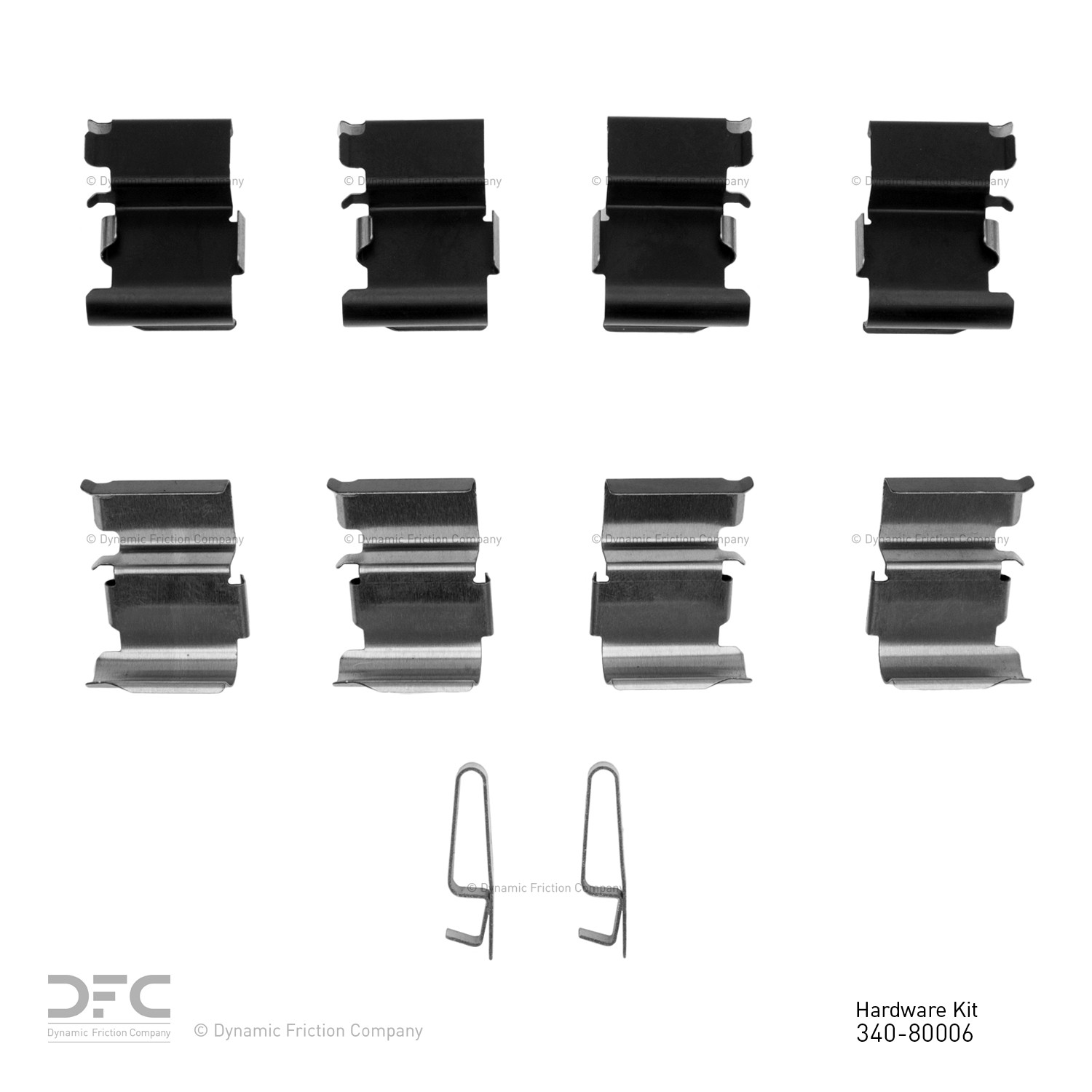 DYN-340-80006 DFC Disc Brake Hardware Kit