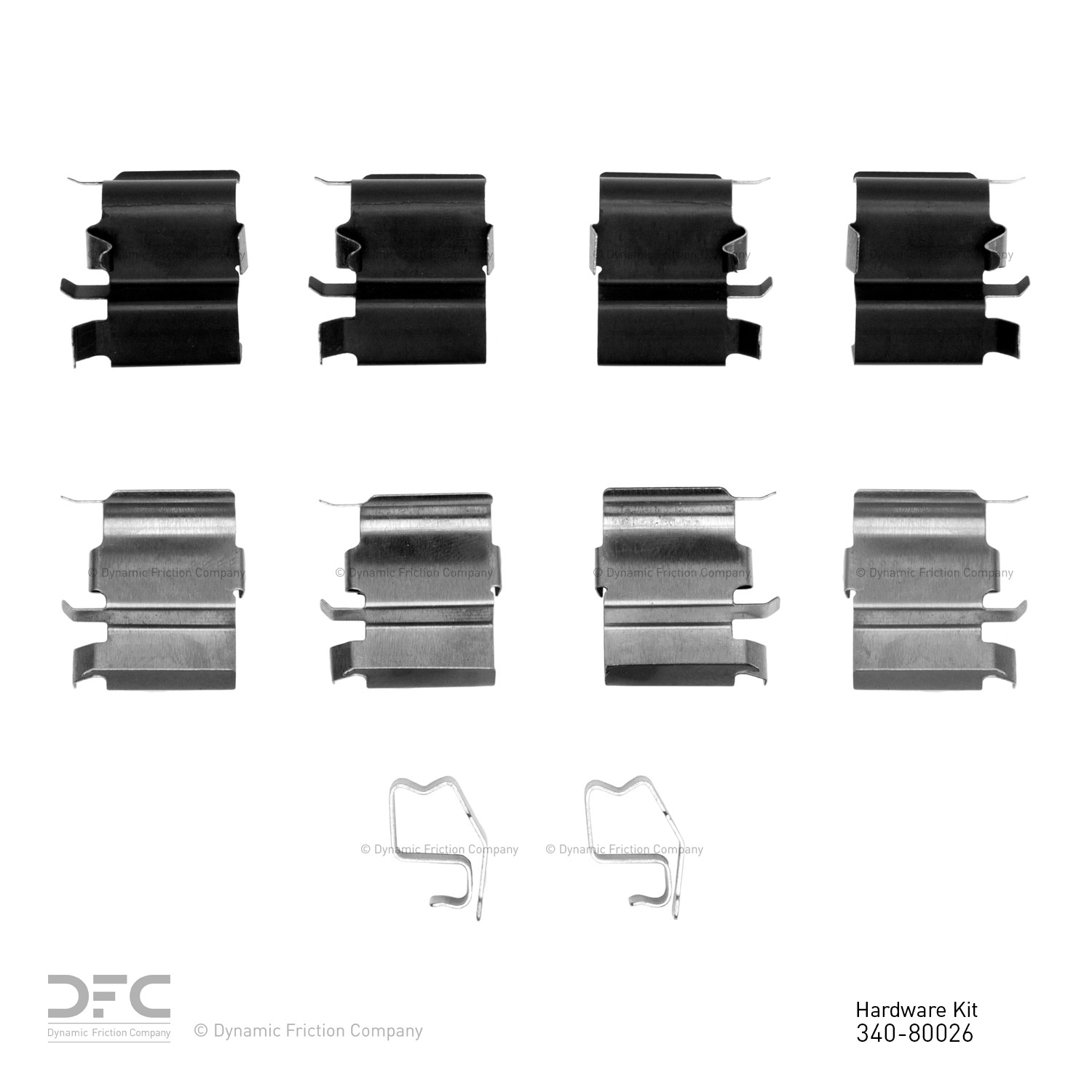 DYN 340-80026 DFC Disc Brake Hardware Kit - Image 2