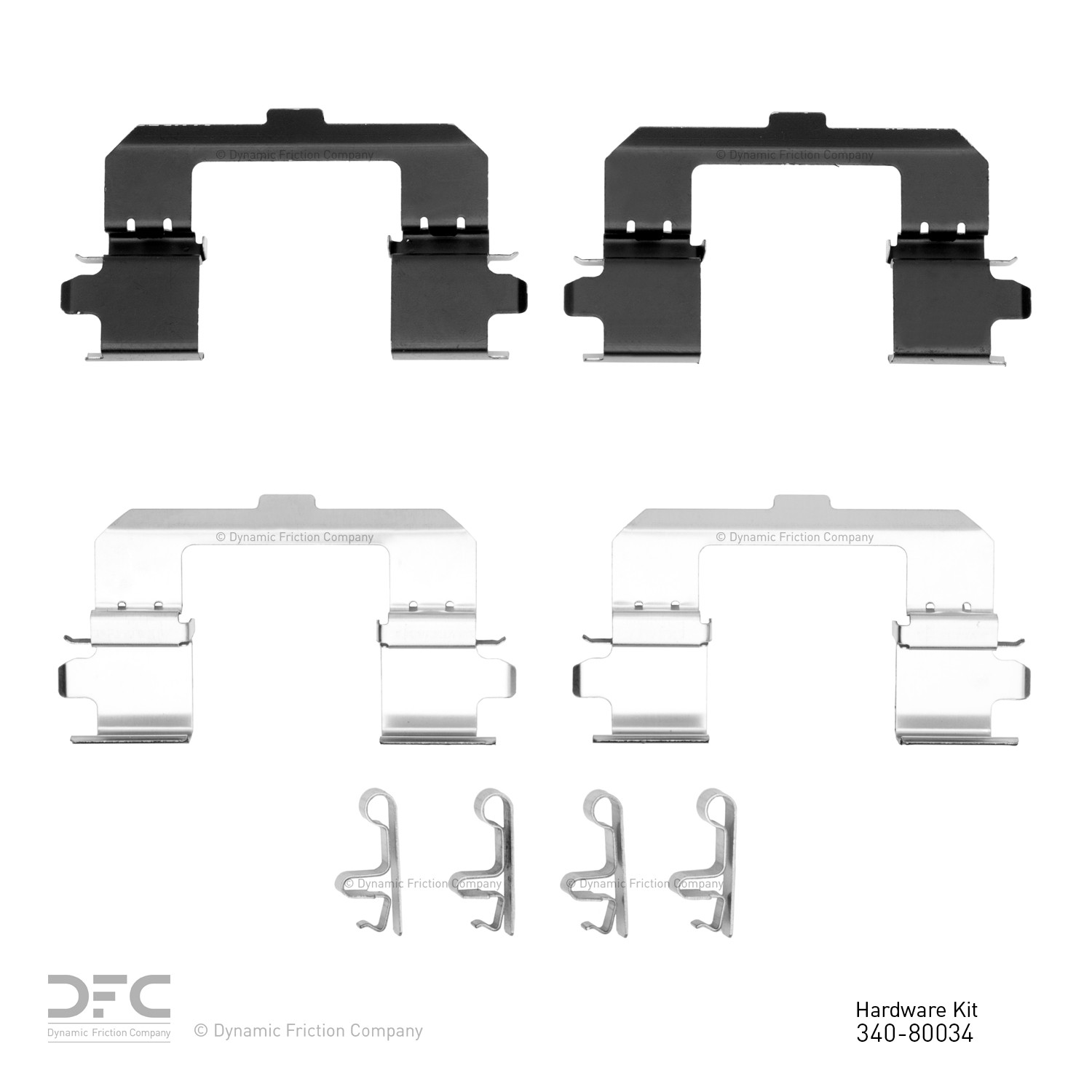 DYN-340-80034 DFC Disc Brake Hardware Kit - Image 2