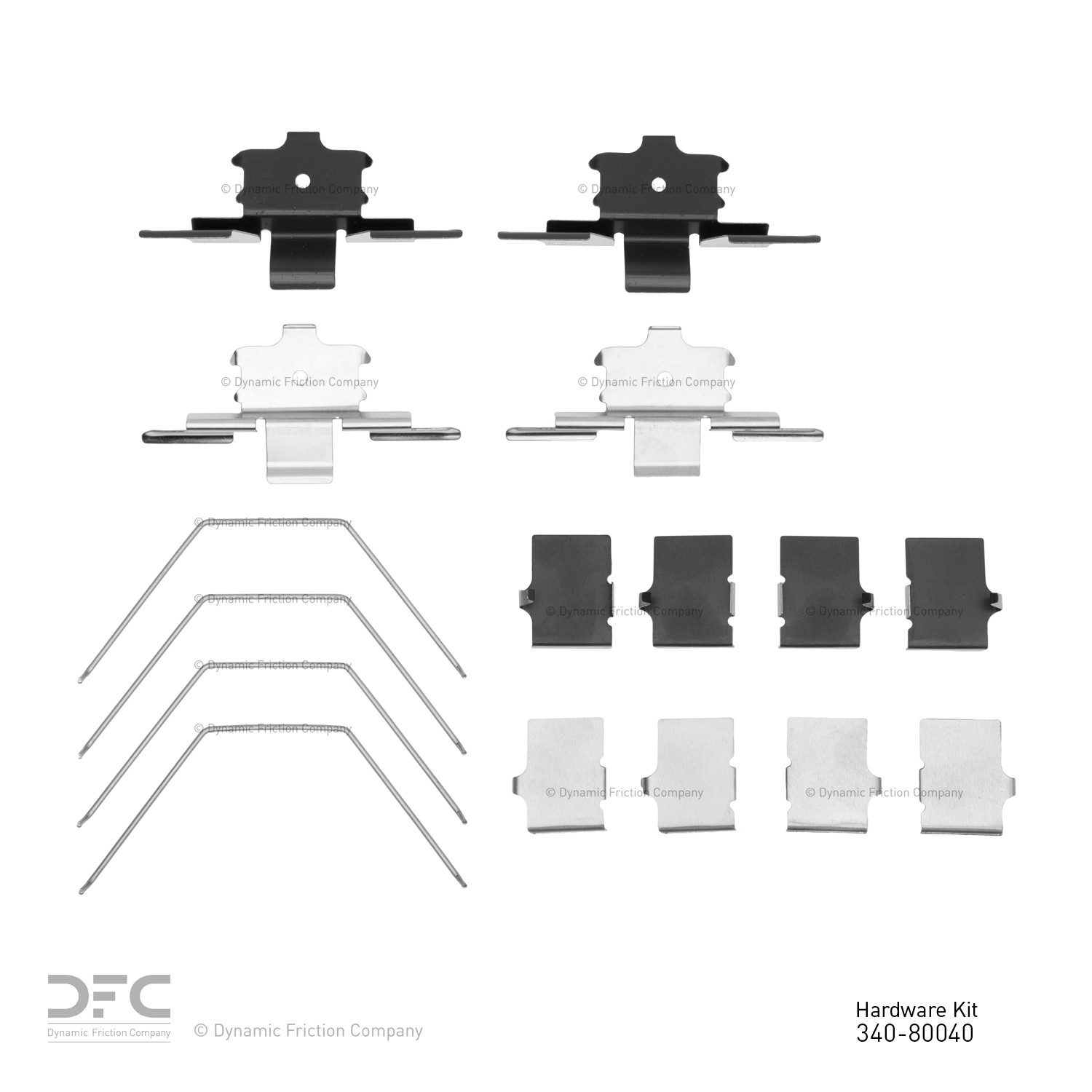 DYN-340-80040 DFC Disc Brake Hardware Kit - Image 2
