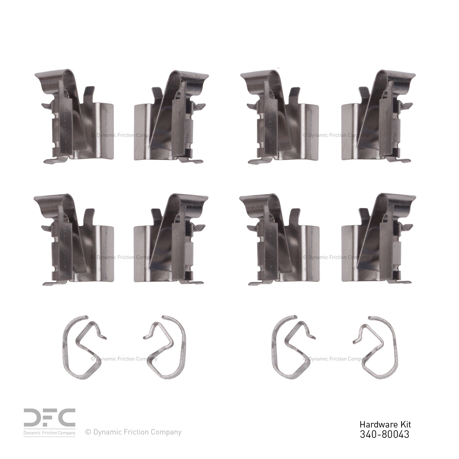 DYN 340-80043 DFC Disc Brake Hardware Kit - Image 2