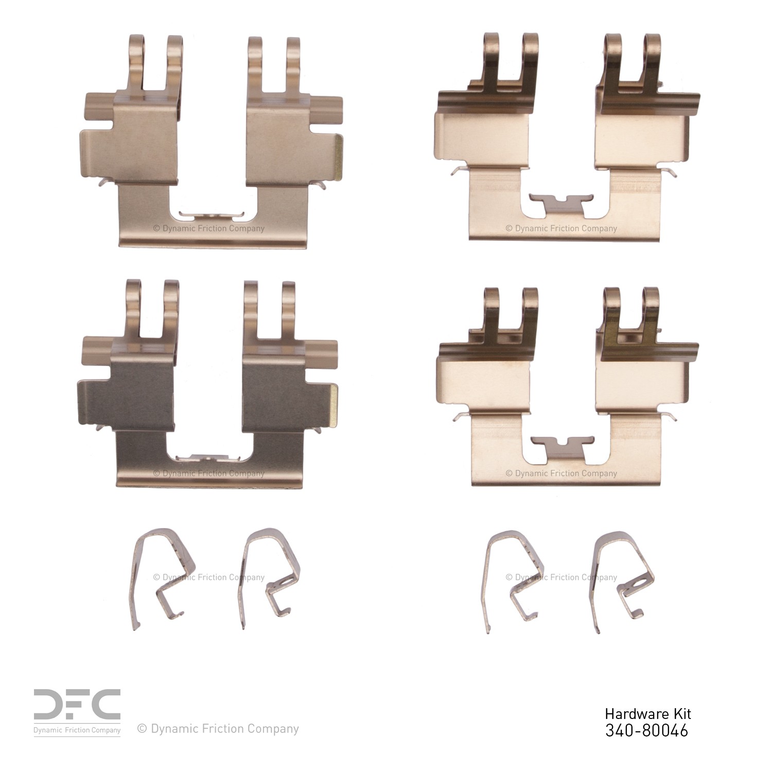 DYN-340-80046 DFC Disc Brake Hardware Kit - Image 2