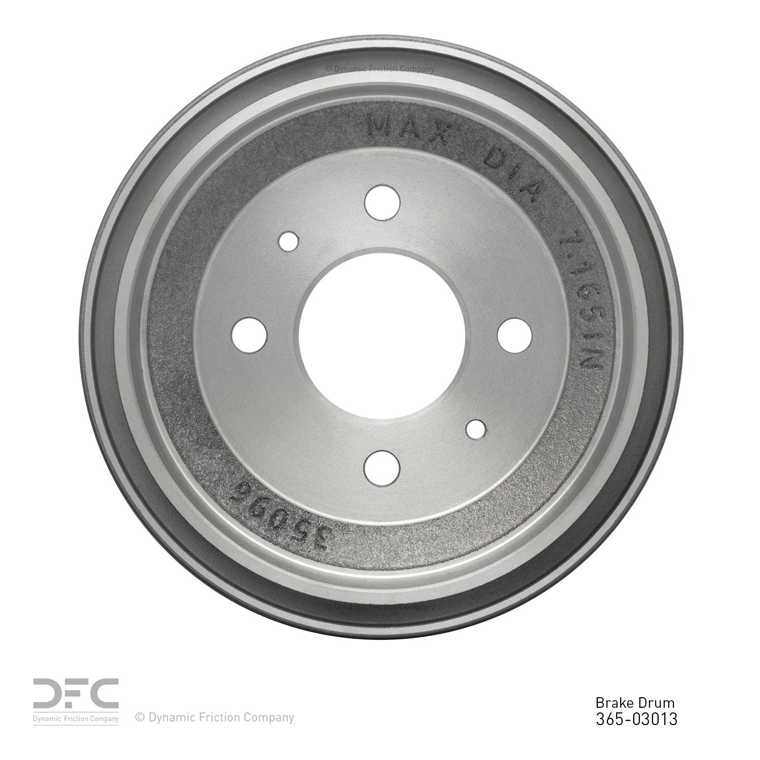 DYN 365-03013 True Balanced Brake Drum - Image 2