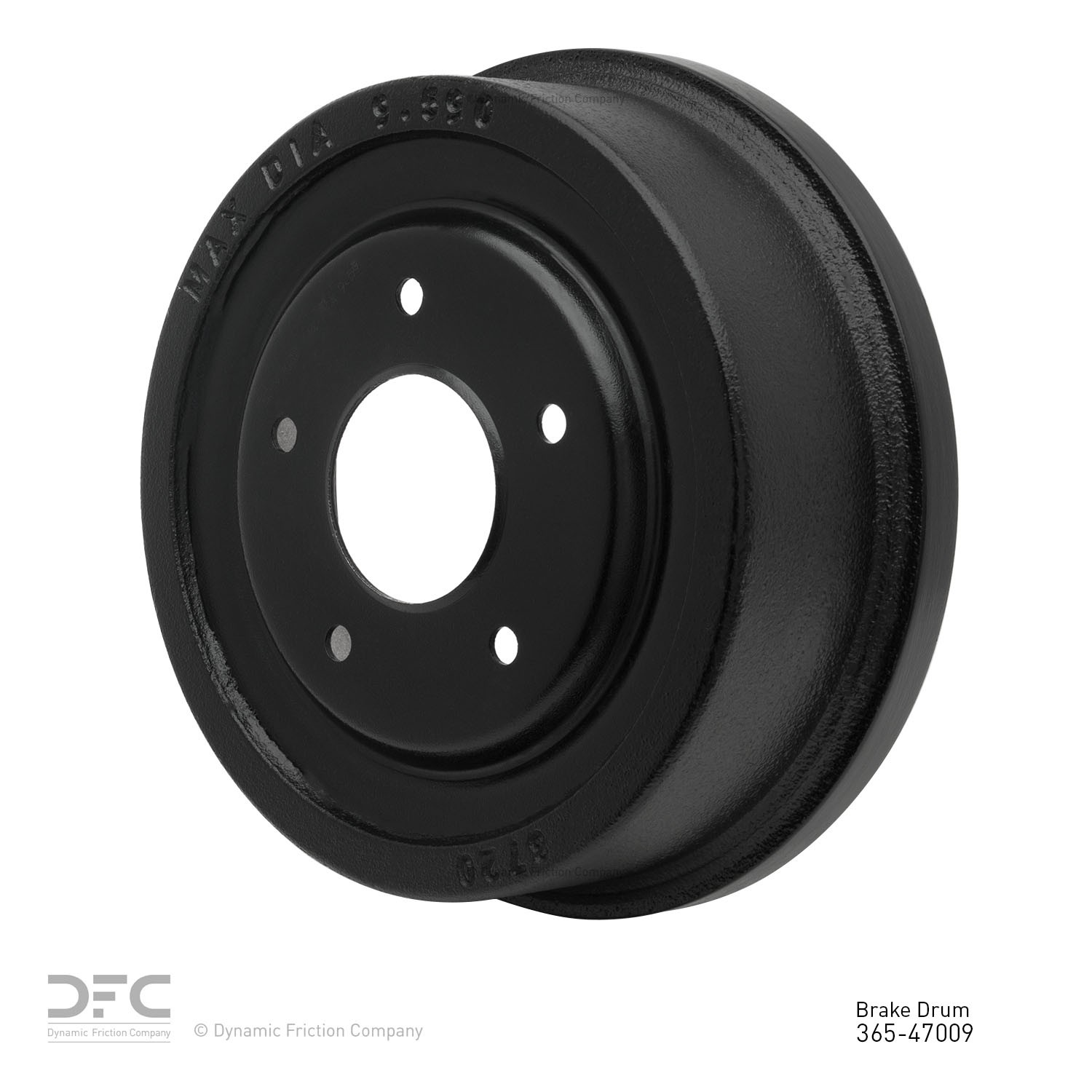 DYN 365-47009 True Balanced Brake Drum