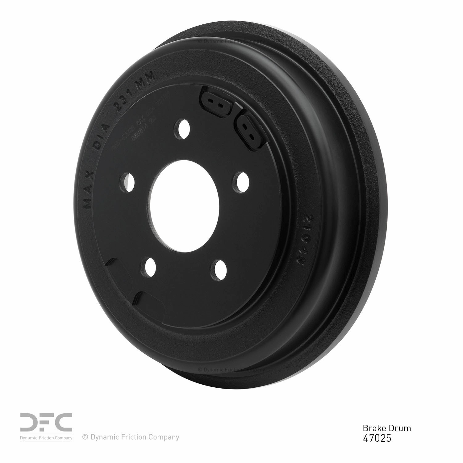 DYN 365-47025 True Balanced Brake Drum