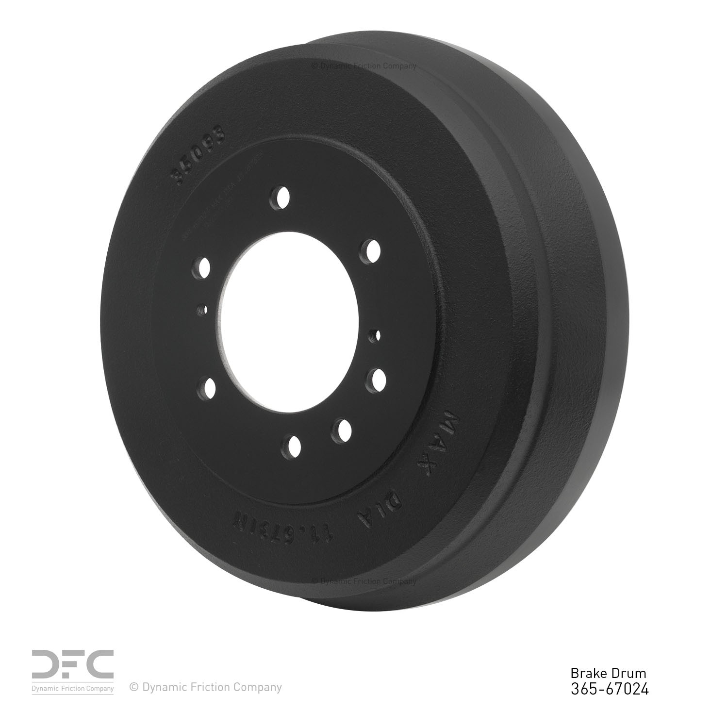 DYN-365-67024 True Balanced Brake Drum