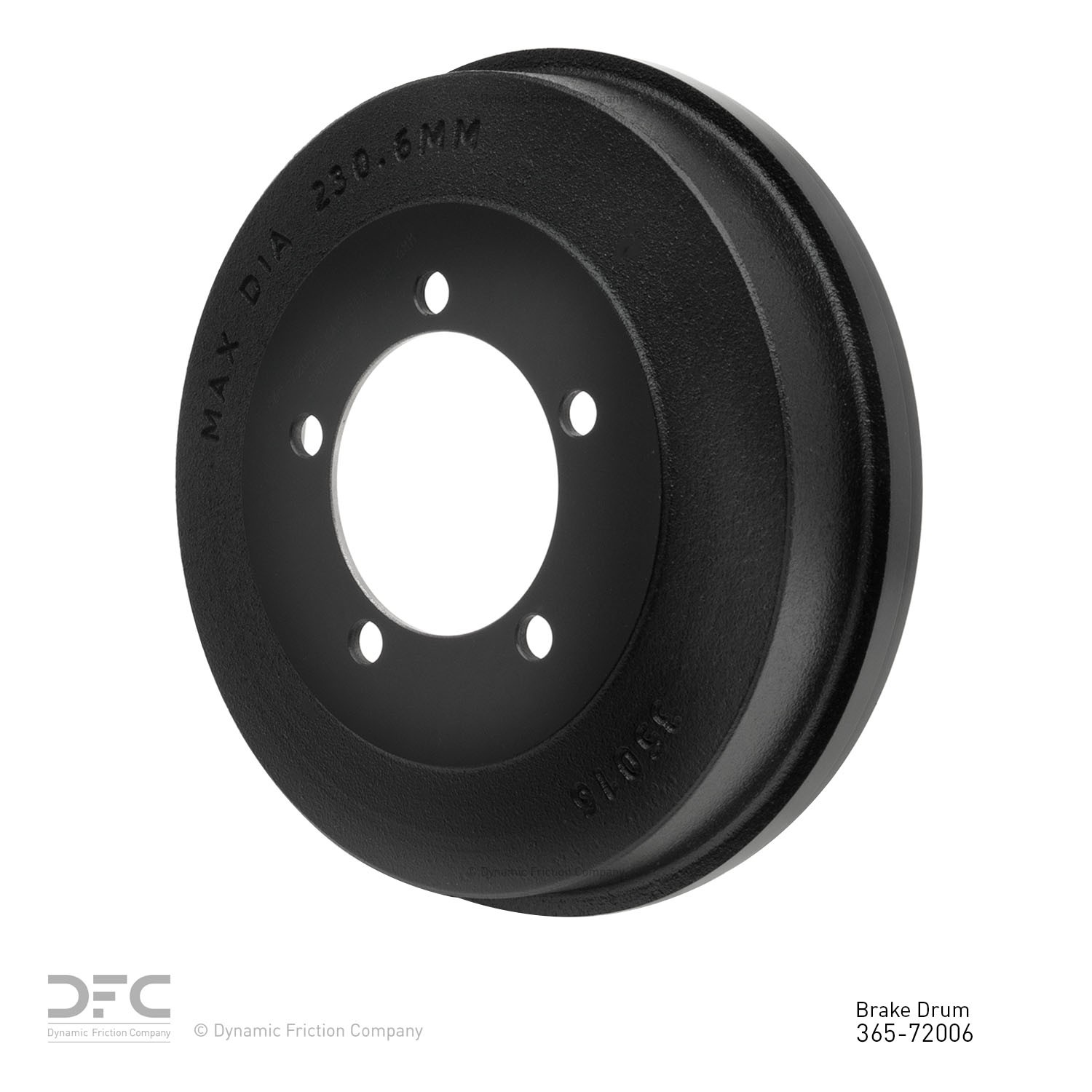 DYN 365-72006 True Balanced Brake Drum