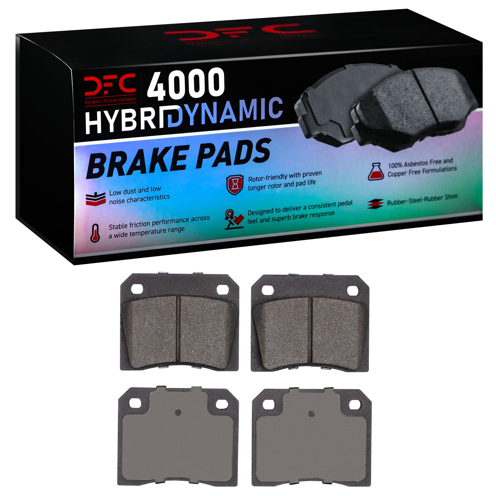 DYN 4000-0009-00 DFC 4000 HybriDynamic Brake Pads - Image 2