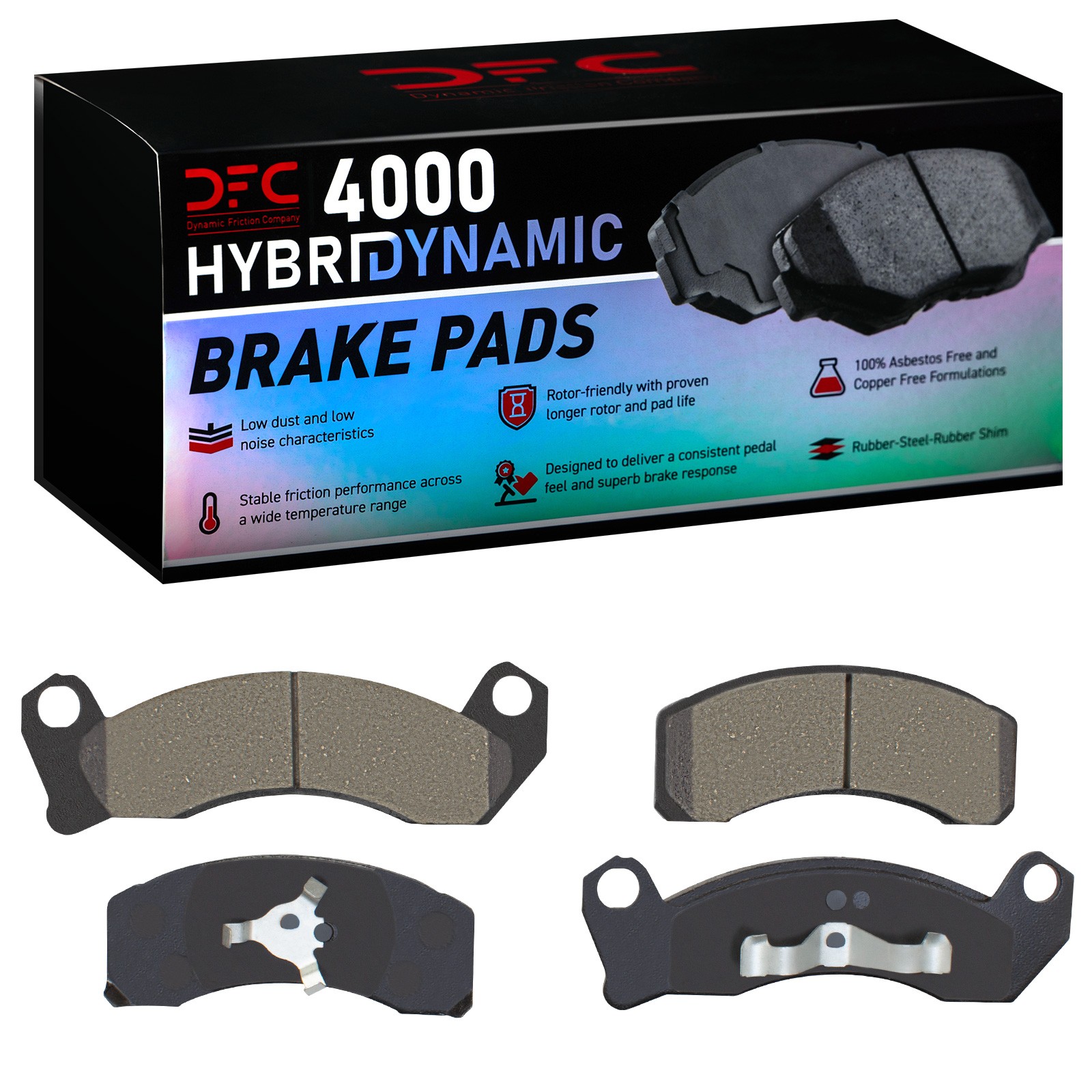 DYN 4000-0200-00 DFC 4000 HybriDynamic Brake Pads - Image 3
