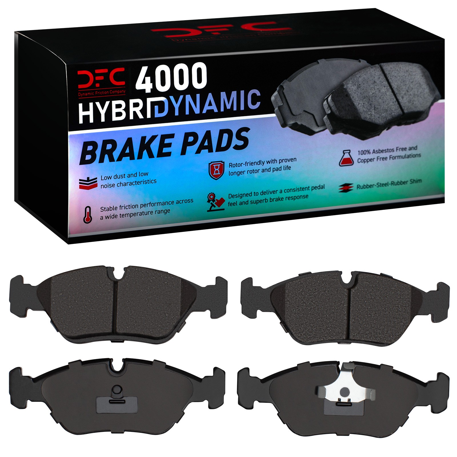 DYN 4000-0253-00 DFC 4000 HybriDynamic Brake Pads - Image 3