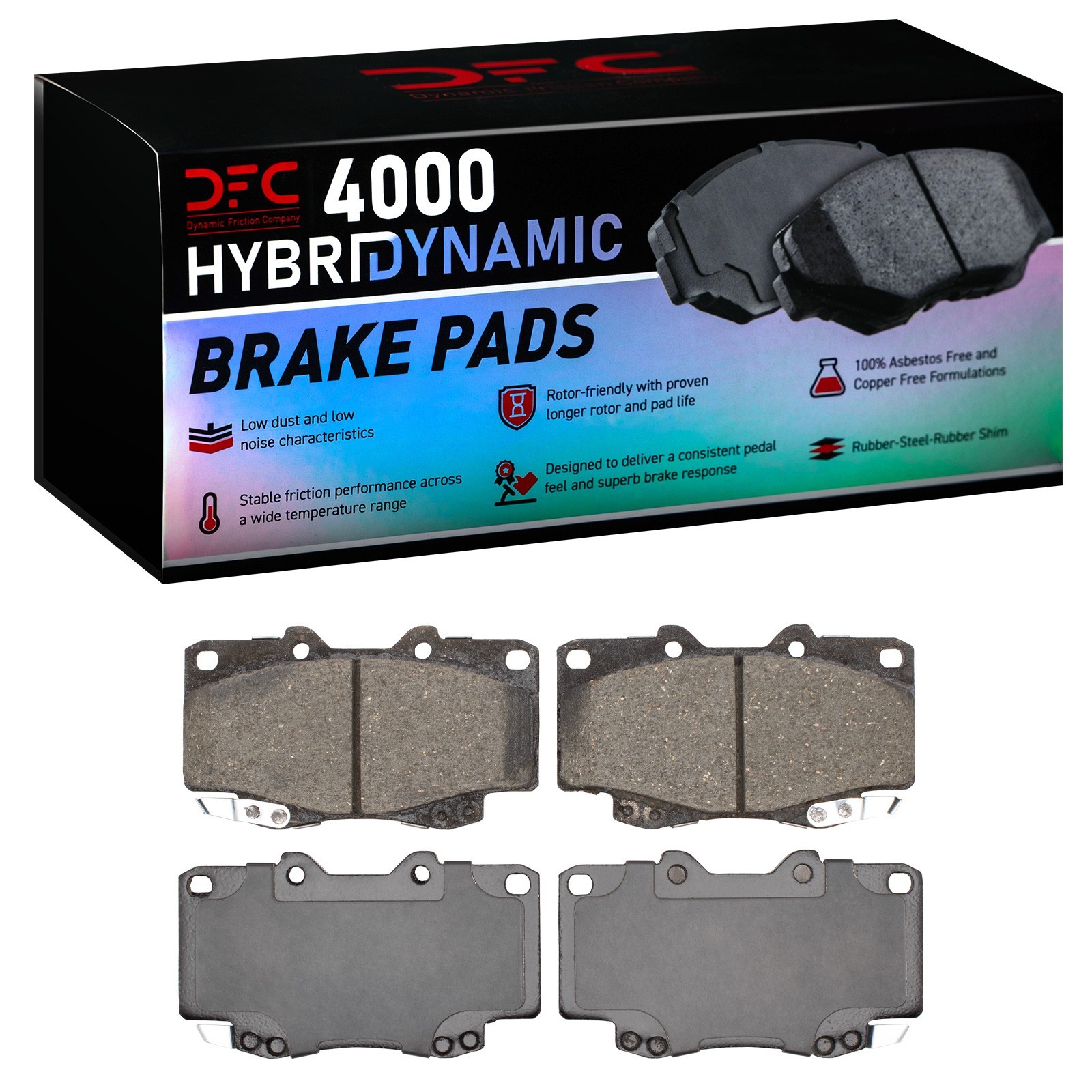 DYN 4000-0436-00 DFC 4000 HybriDynamic Brake Pads - Image 2