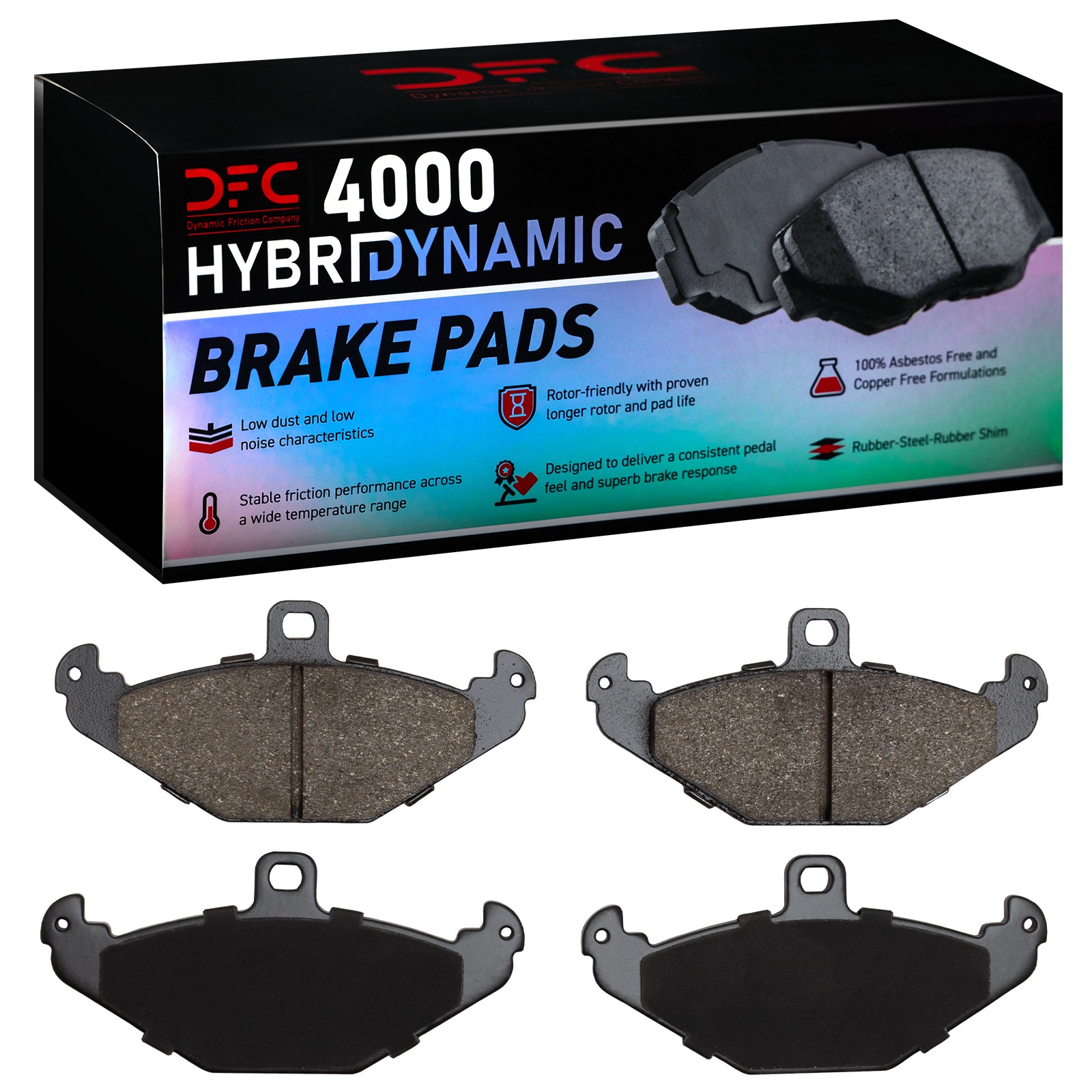 DYN 4000-0491-00 DFC 4000 HybriDynamic Brake Pads - Image 2