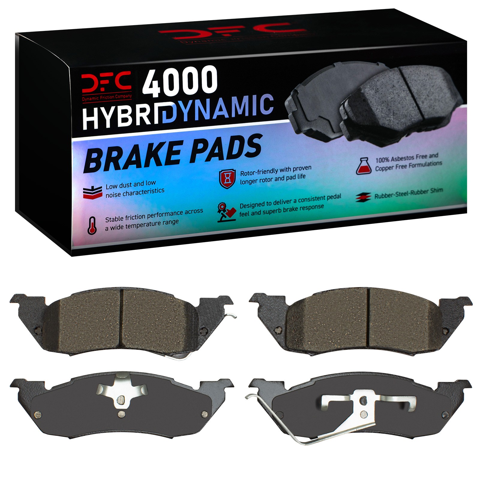 DYN 4000-0529-00 DFC 4000 HybriDynamic Brake Pads - Image 2