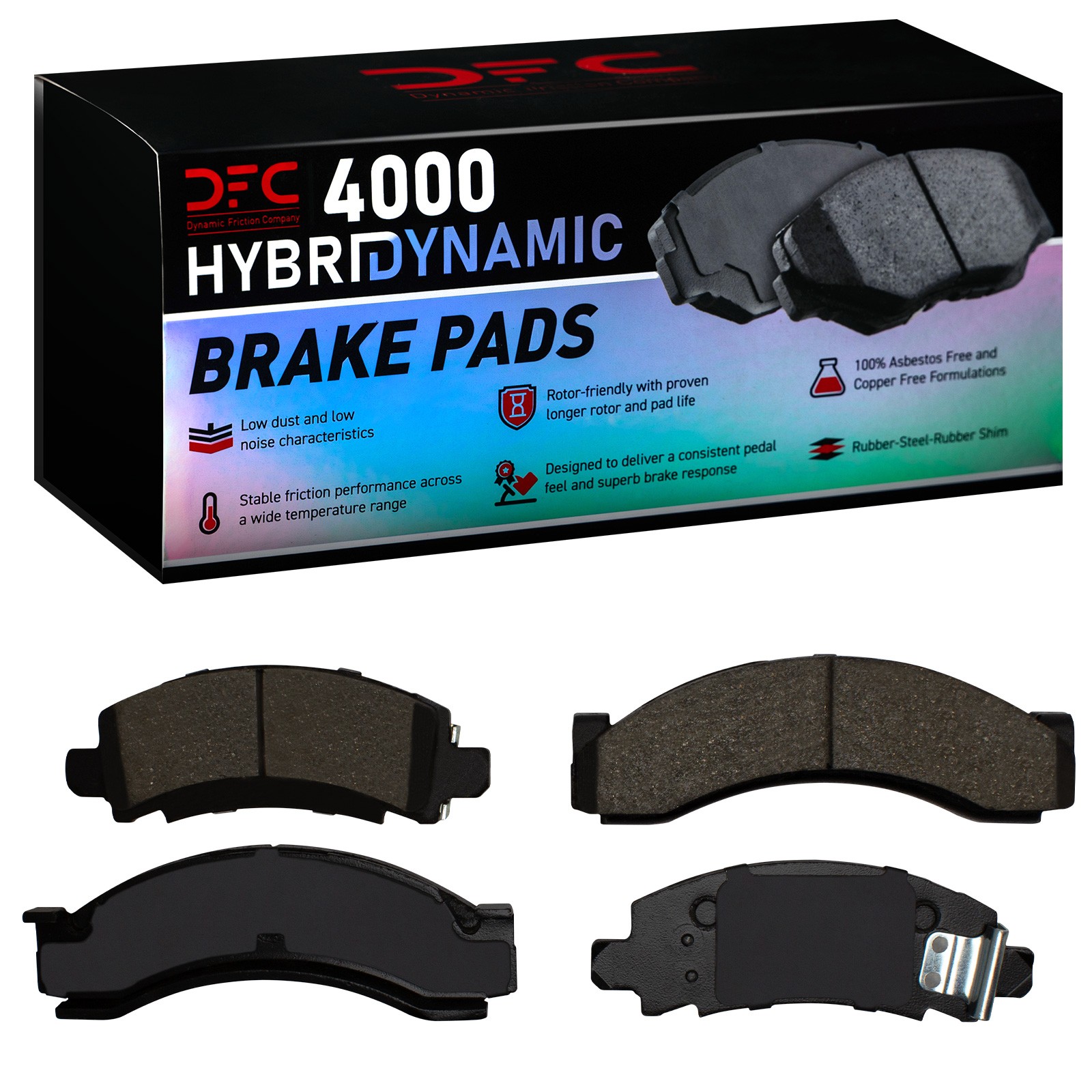 DYN-4000-0543-00 DFC 4000 HybriDynamic Brake Pads - Image 2