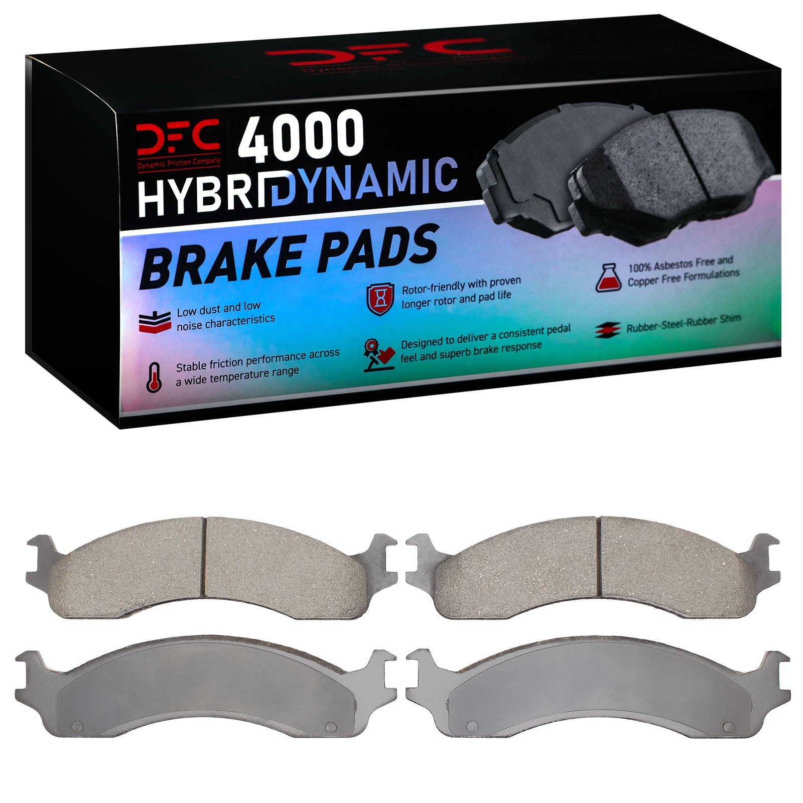 DYN-4000-0655-00 DFC 4000 HybriDynamic Brake Pads - Image 2