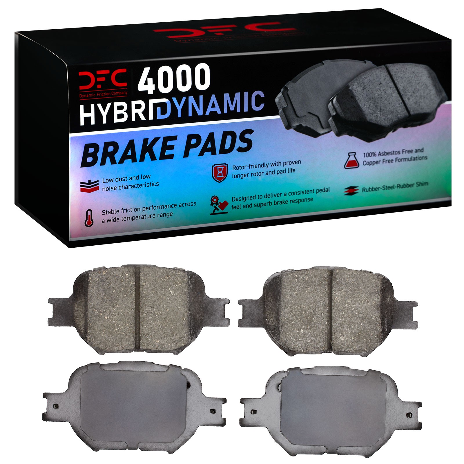 DYN 4000-0817-00 DFC 4000 HybriDynamic Brake Pads - Image 2