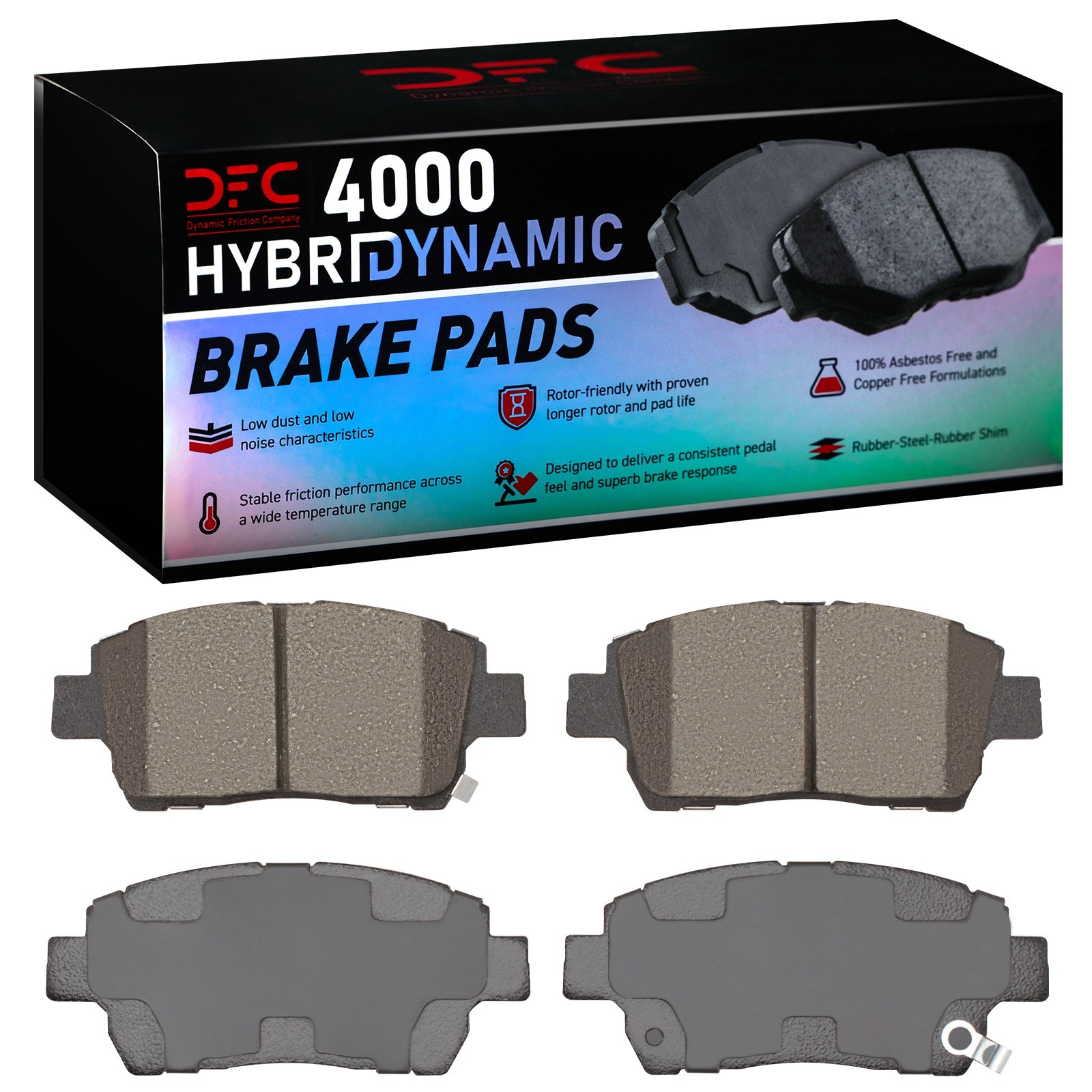DYN 4000-0822-00 DFC 4000 HybriDynamic Brake Pads - Image 2