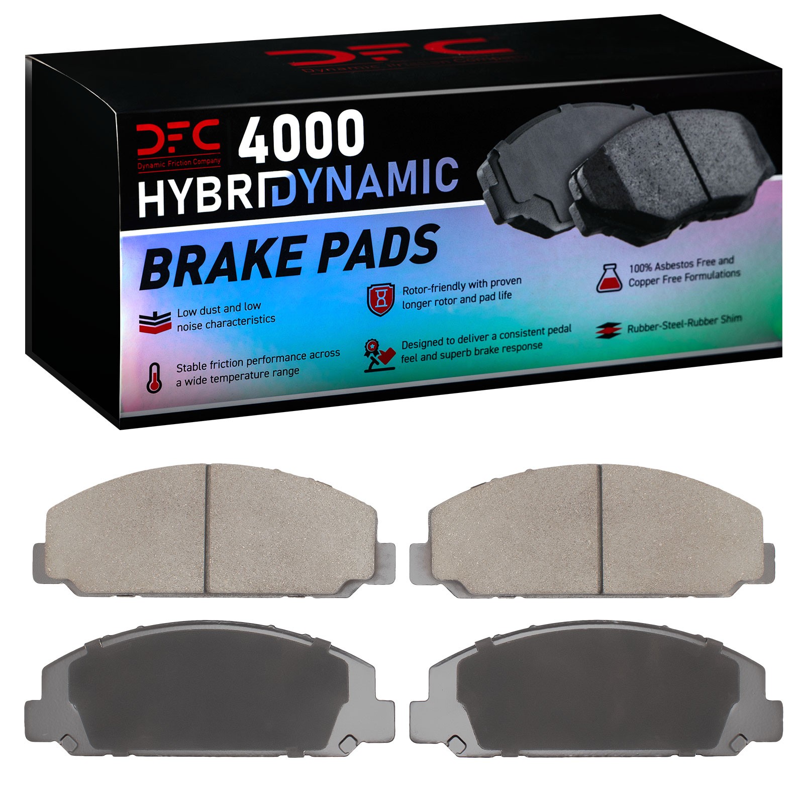 DYN-4000-0827-00 DFC 4000 HybriDynamic Brake Pads - Image 2