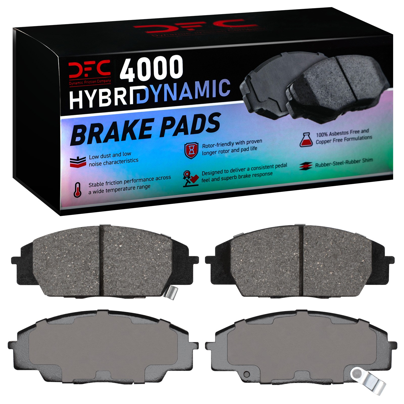 DYN 4000-0829-00 DFC 4000 HybriDynamic Brake Pads - Image 2