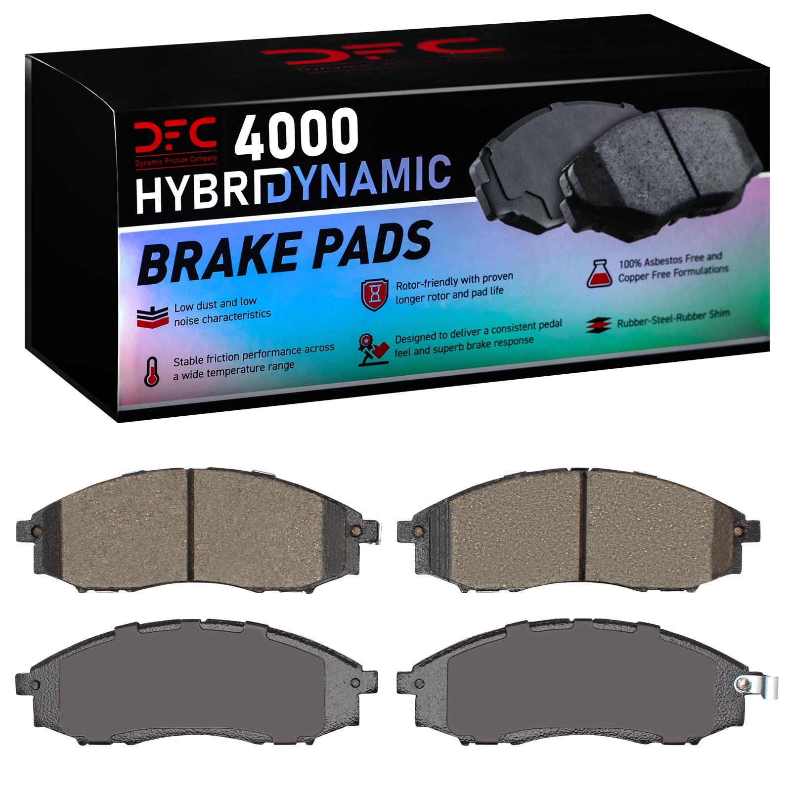 DYN 4000-0830-00 DFC 4000 HybriDynamic Brake Pads - Image 3