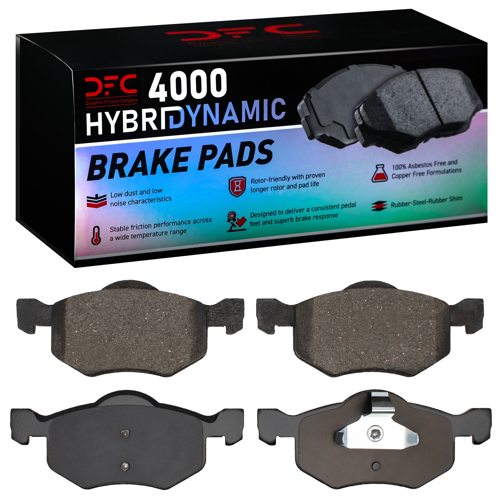 DYN 4000-0843-00 DFC 4000 HybriDynamic Brake Pads - Image 2