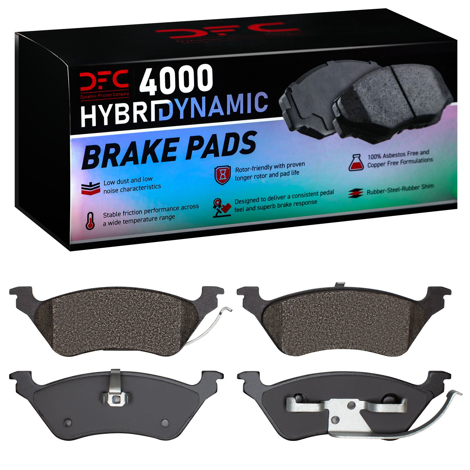DYN 4000-0858-00 DFC 4000 HybriDynamic Brake Pads - Image 3