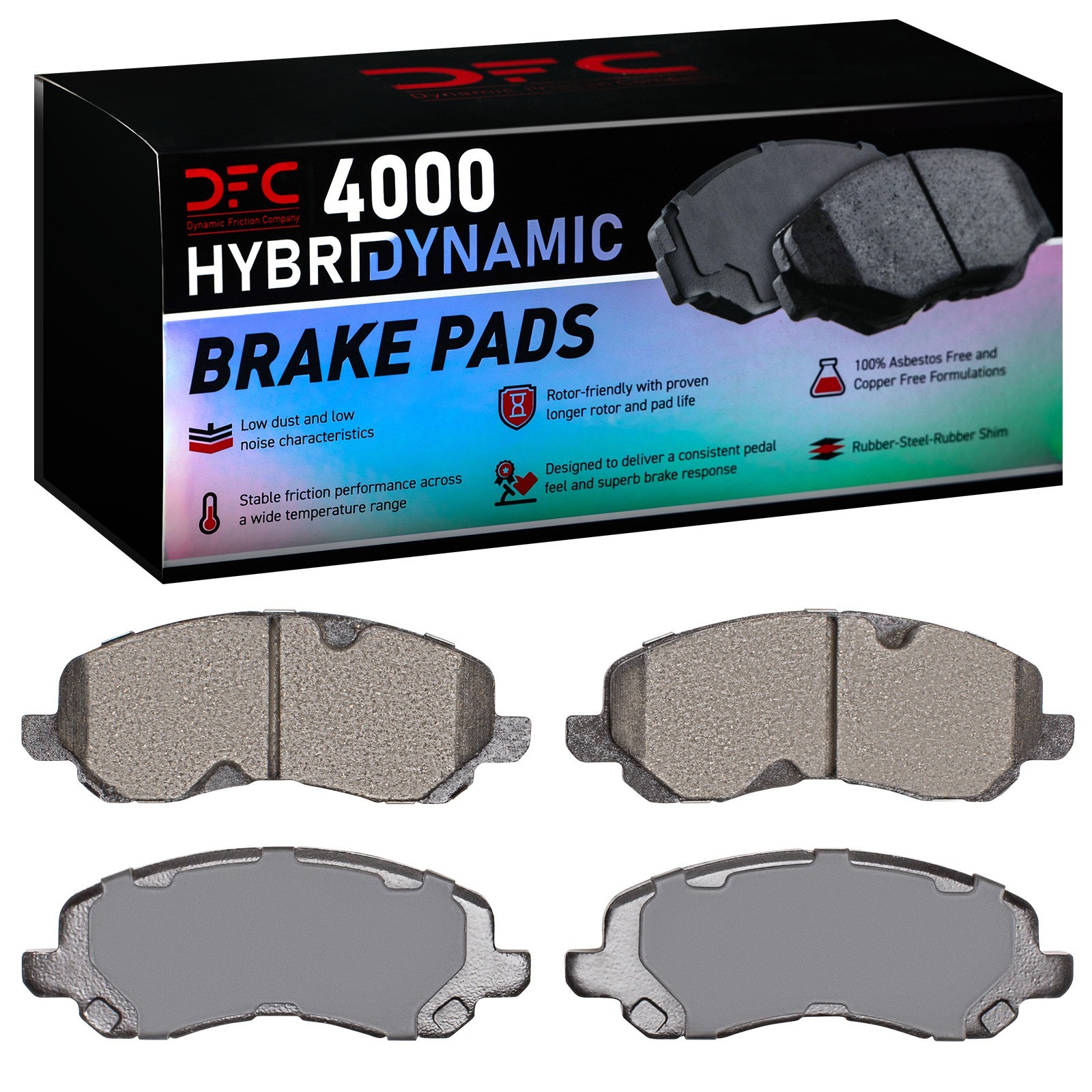 DYN 4000-0866-00 DFC 4000 HybriDynamic Brake Pads - Image 2