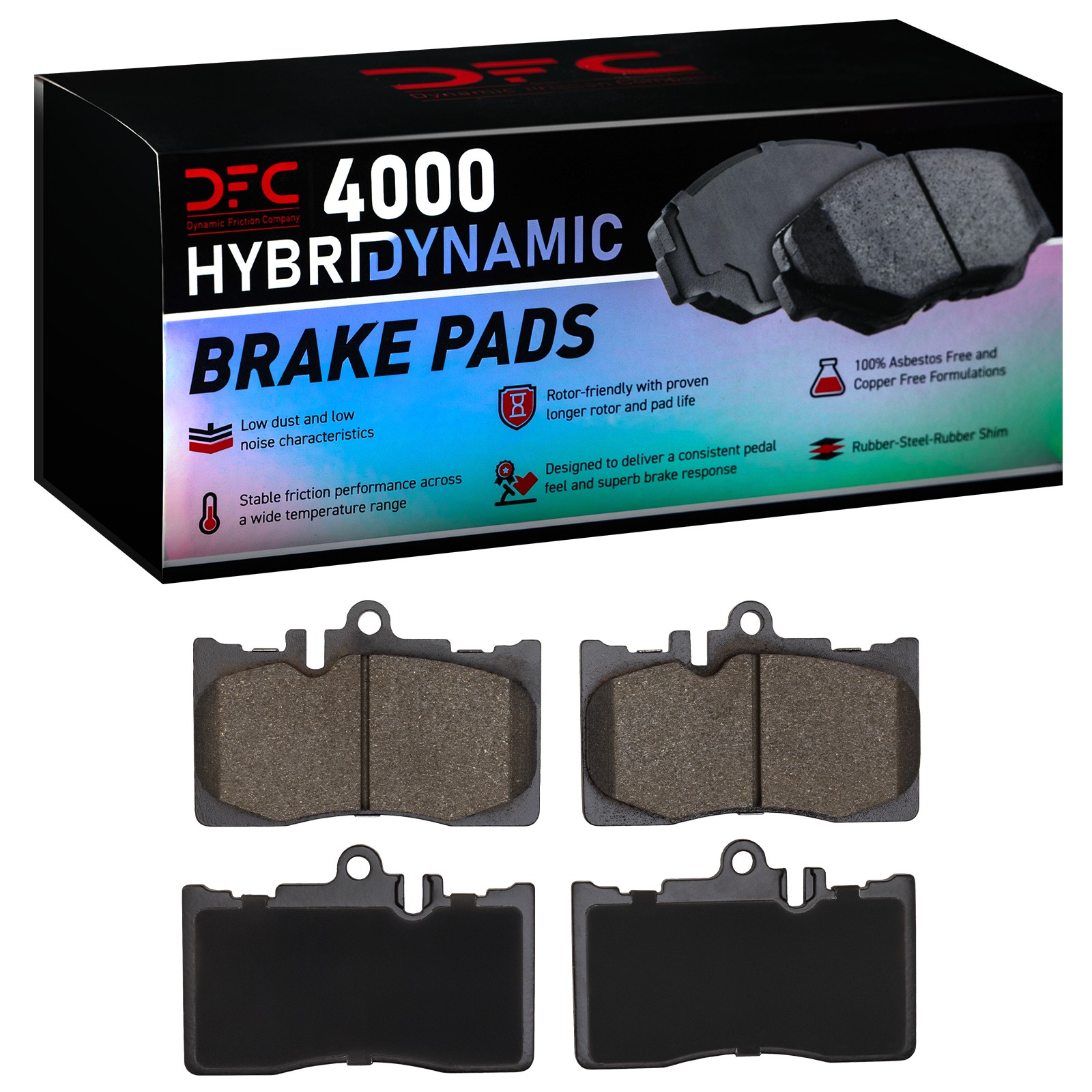 DYN 4000-0870-00 DFC 4000 HybriDynamic Brake Pads - Image 3