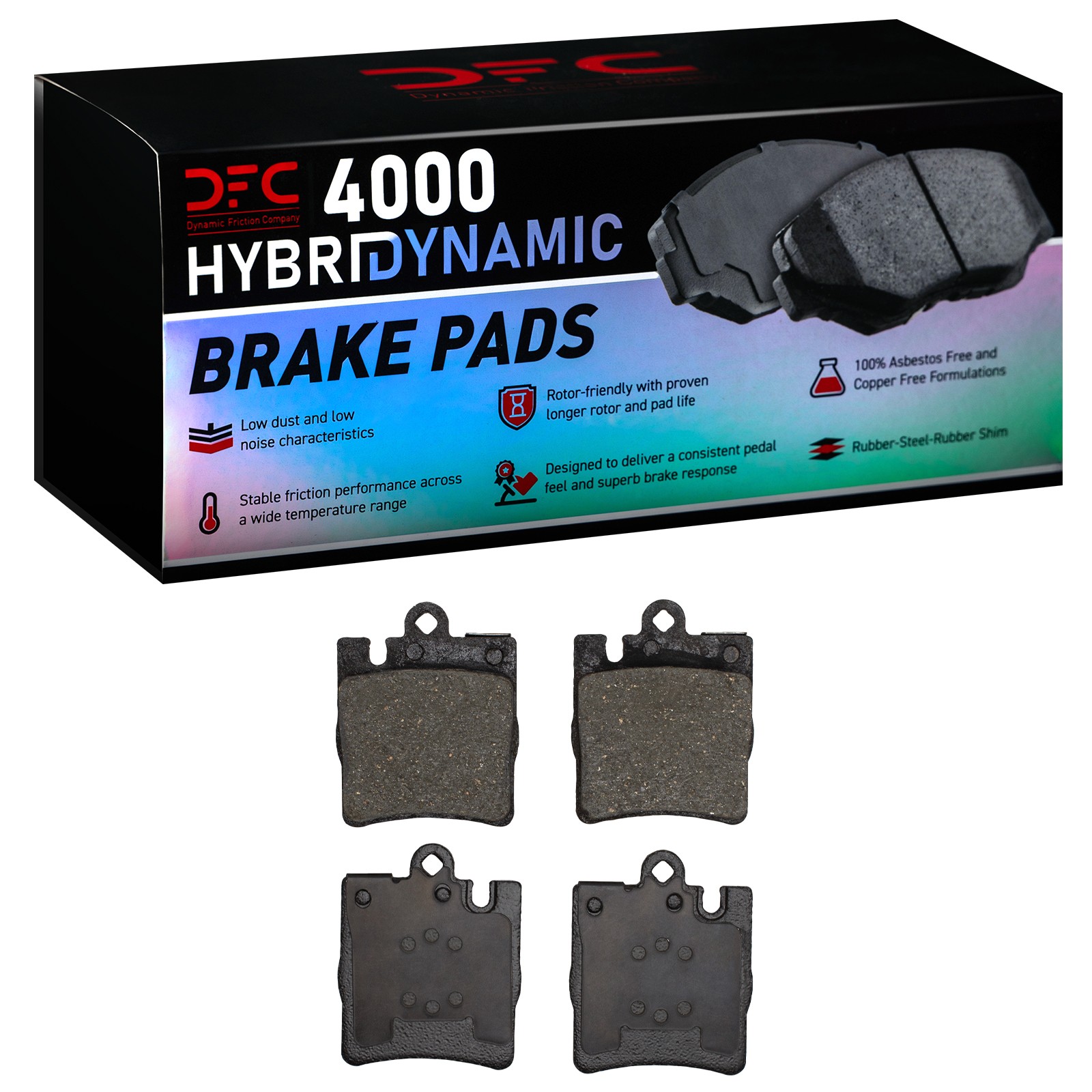 DYN 4000-0876-00 DFC 4000 HybriDynamic Brake Pads - Image 2