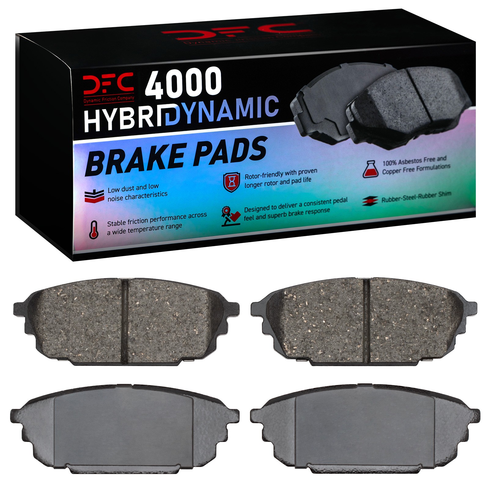 DYN 4000-0892-00 DFC 4000 HybriDynamic Brake Pads - Image 2