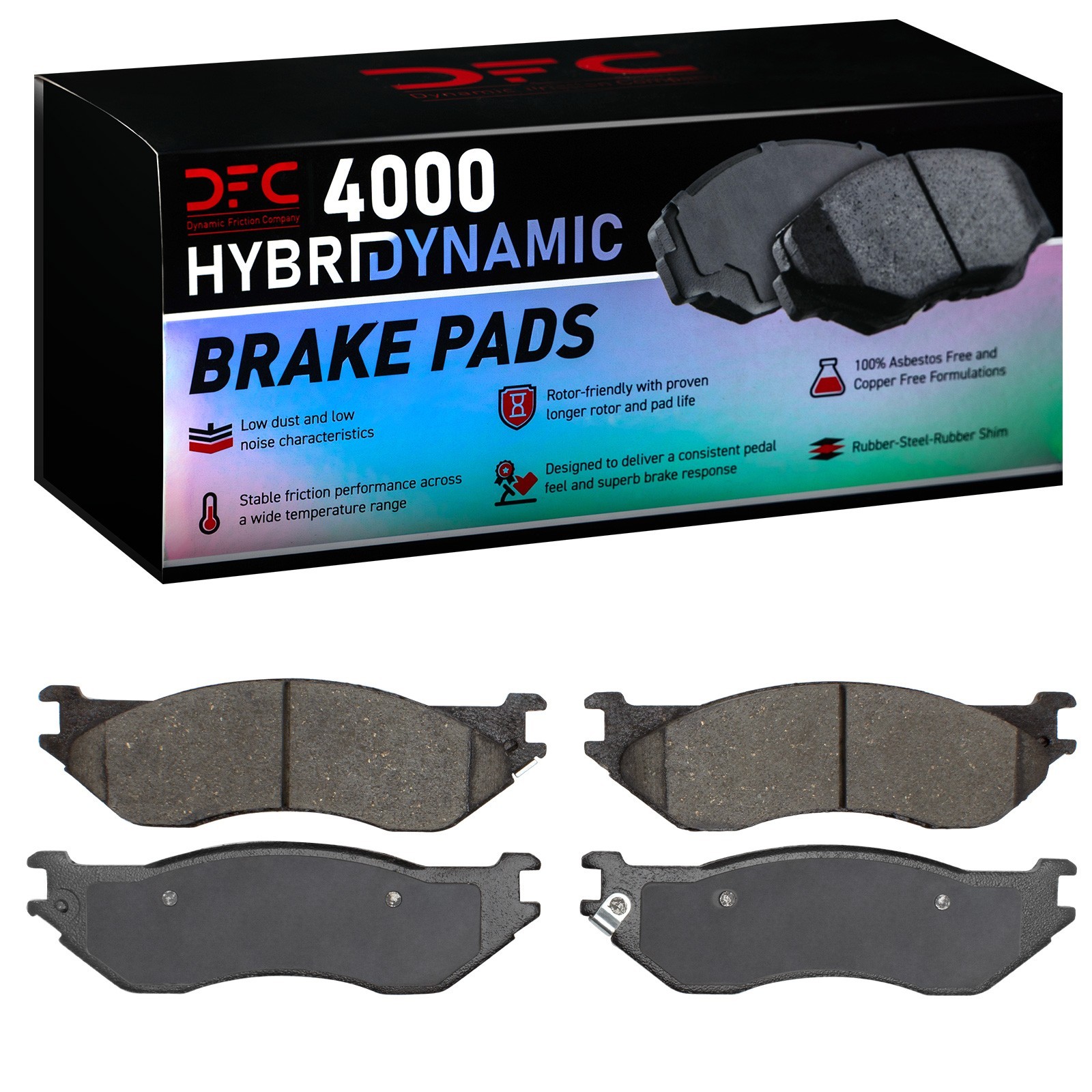 DYN 4000-0897-00 DFC 4000 HybriDynamic Brake Pads - Image 2