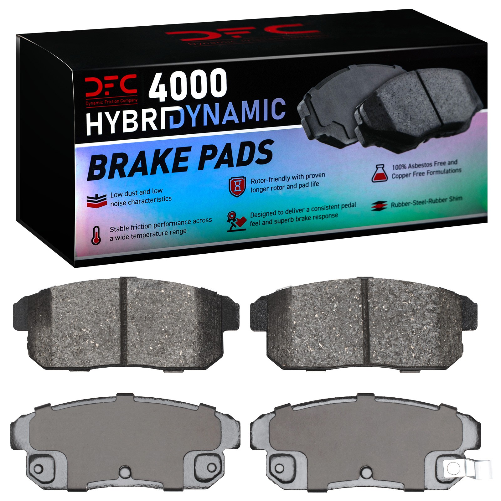 DYN 4000-0900-00 DFC 4000 HybriDynamic Brake Pads - Image 2