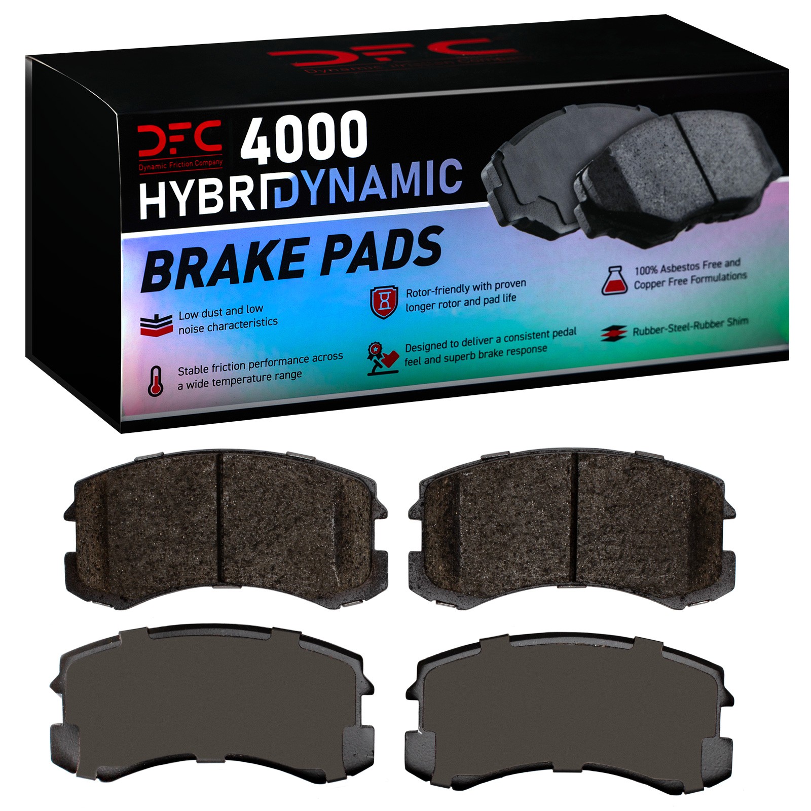 DYN 4000-0904-00 DFC 4000 HybriDynamic Brake Pads - Image 2