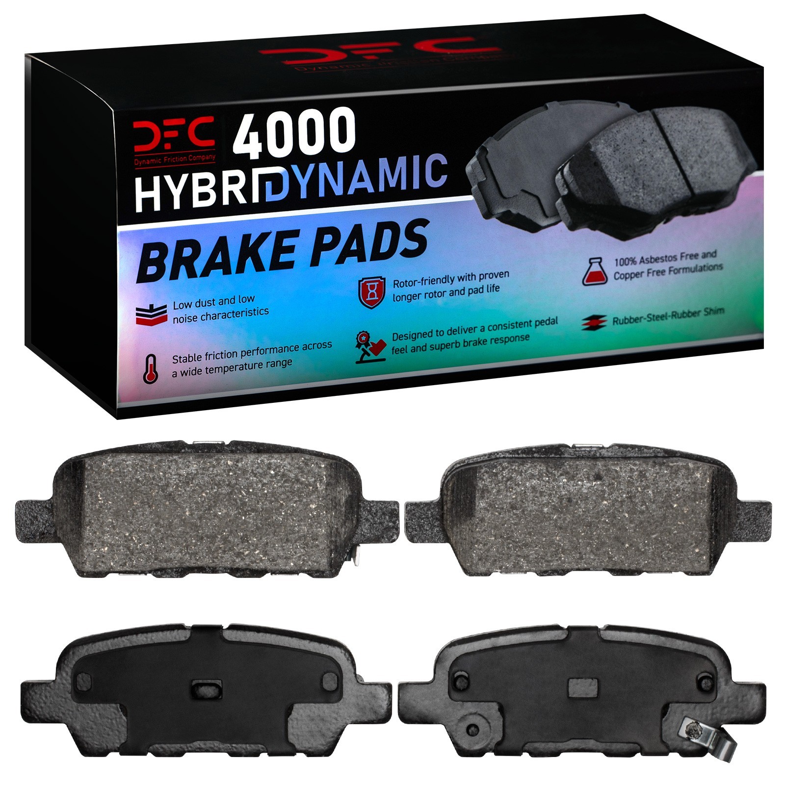 DYN-4000-0905-00 DFC 4000 HybriDynamic Brake Pads - Image 2