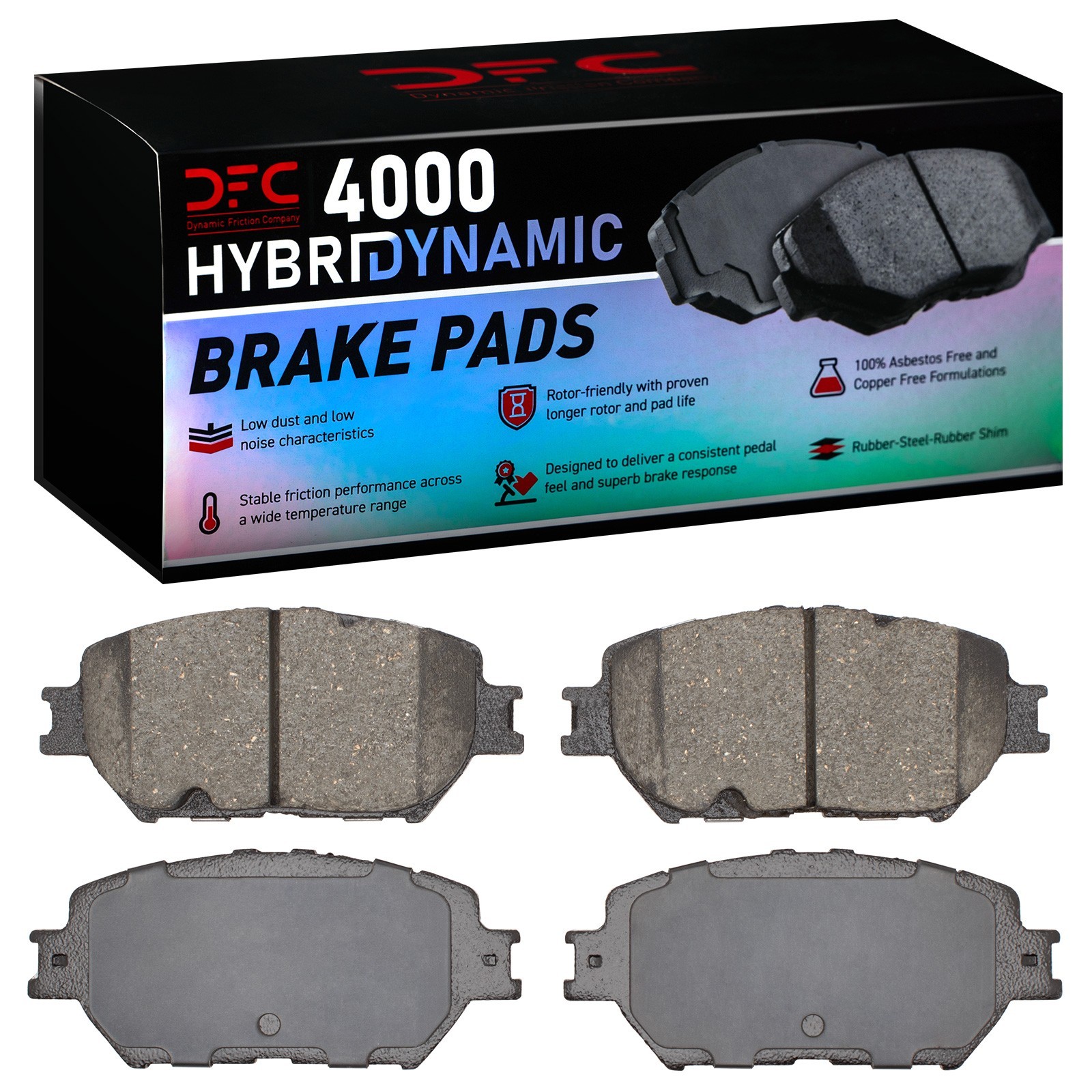 DYN 4000-0908-00 DFC 4000 HybriDynamic Brake Pads - Image 2