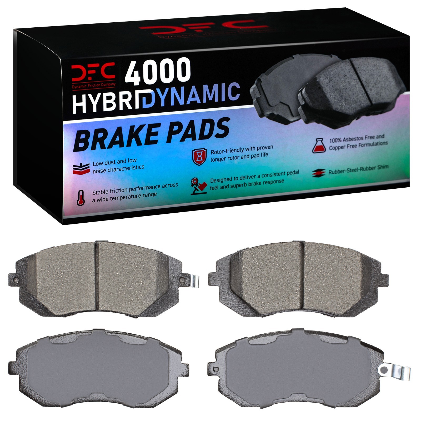 DYN 4000-0929-00 DFC 4000 HybriDynamic Brake Pads - Image 2