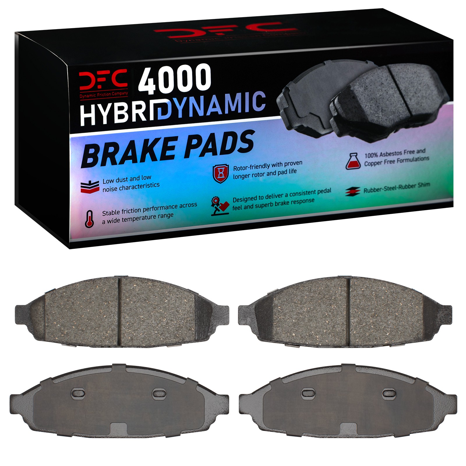 DYN 4000-0931-00 DFC 4000 HybriDynamic Brake Pads - Image 2