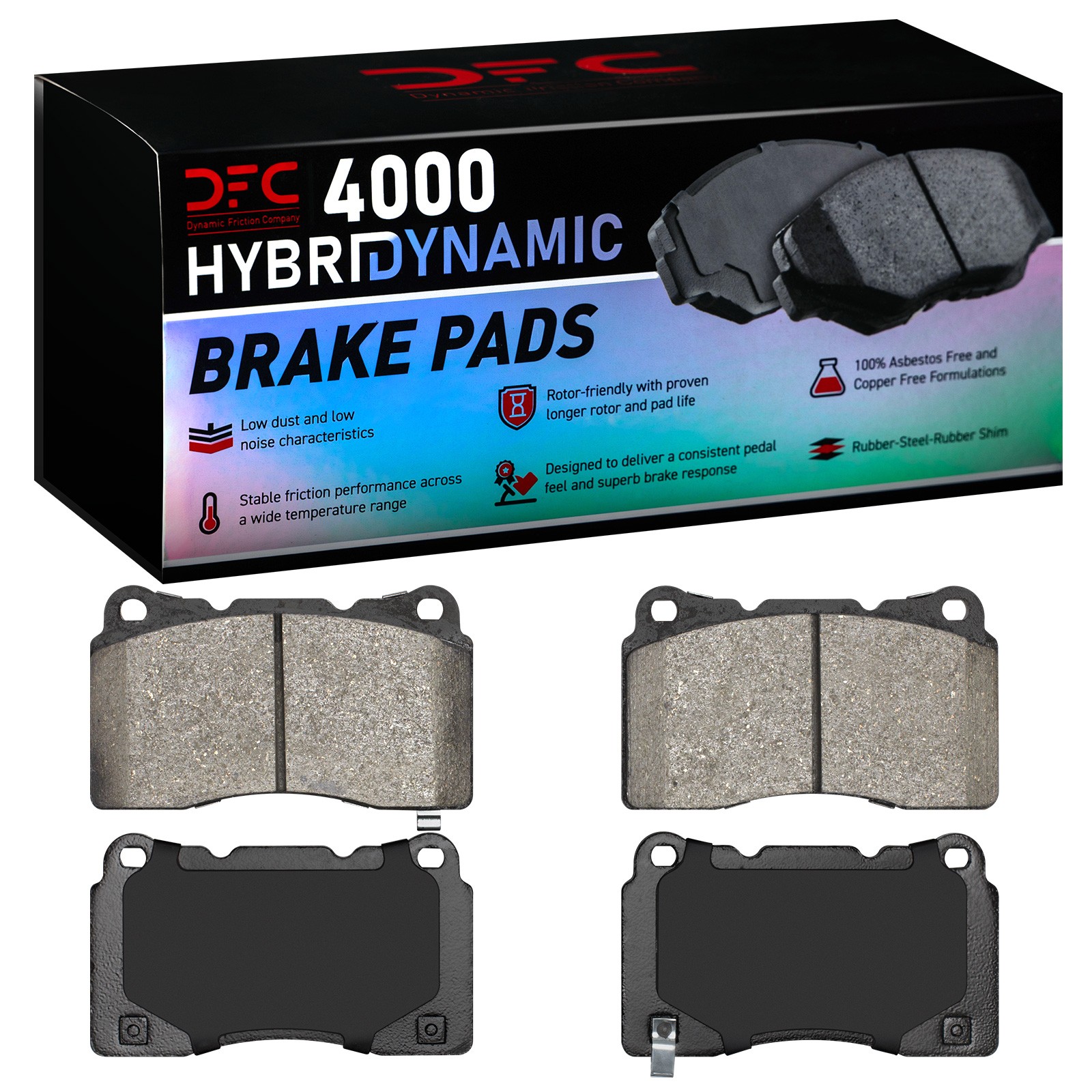 DYN 4000-1001-00 DFC 4000 HybriDynamic Brake Pads - Image 2