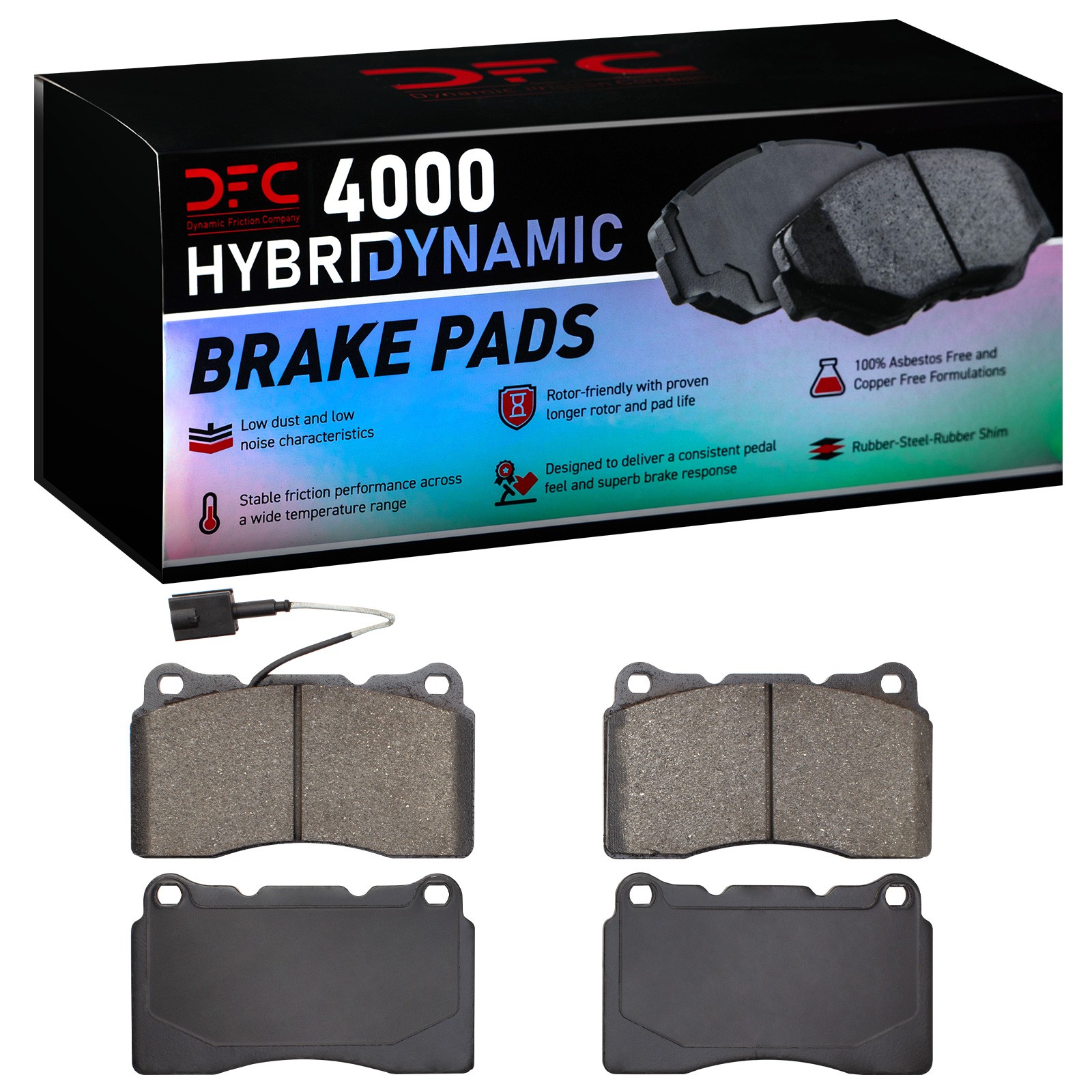 DYN 4000-1016-00 DFC 4000 HybriDynamic Brake Pads - Image 3