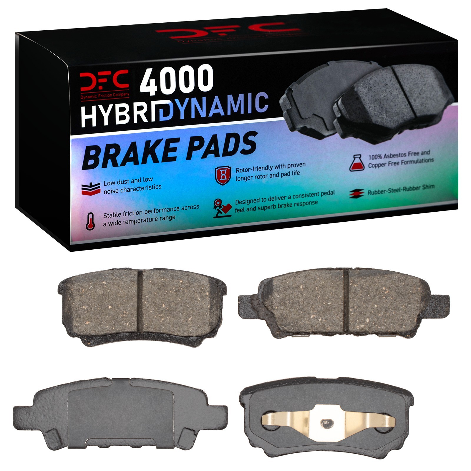 DYN 4000-1037-00 DFC 4000 HybriDynamic Brake Pads - Image 2