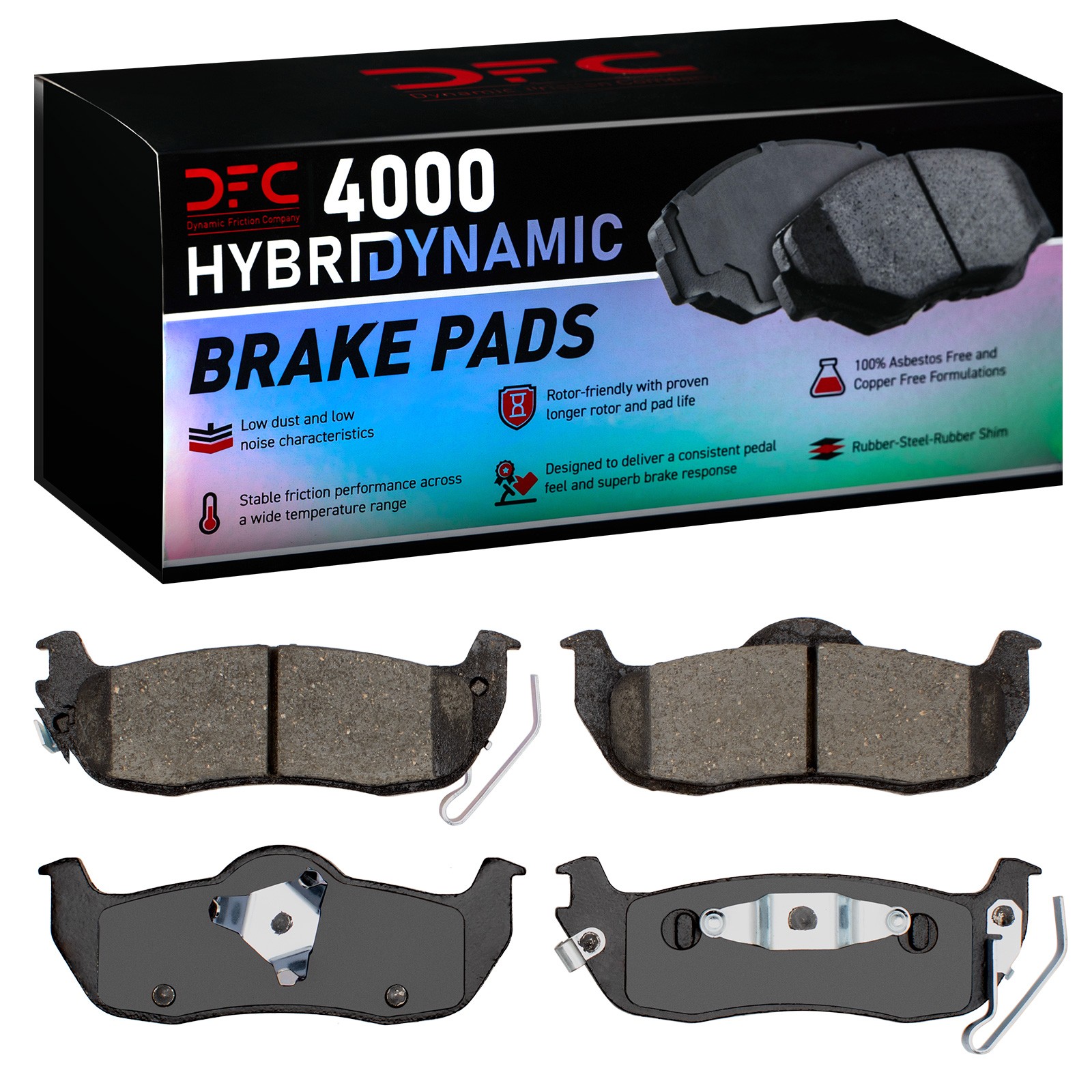 DYN 4000-1041-00 DFC 4000 HybriDynamic Brake Pads - Image 2