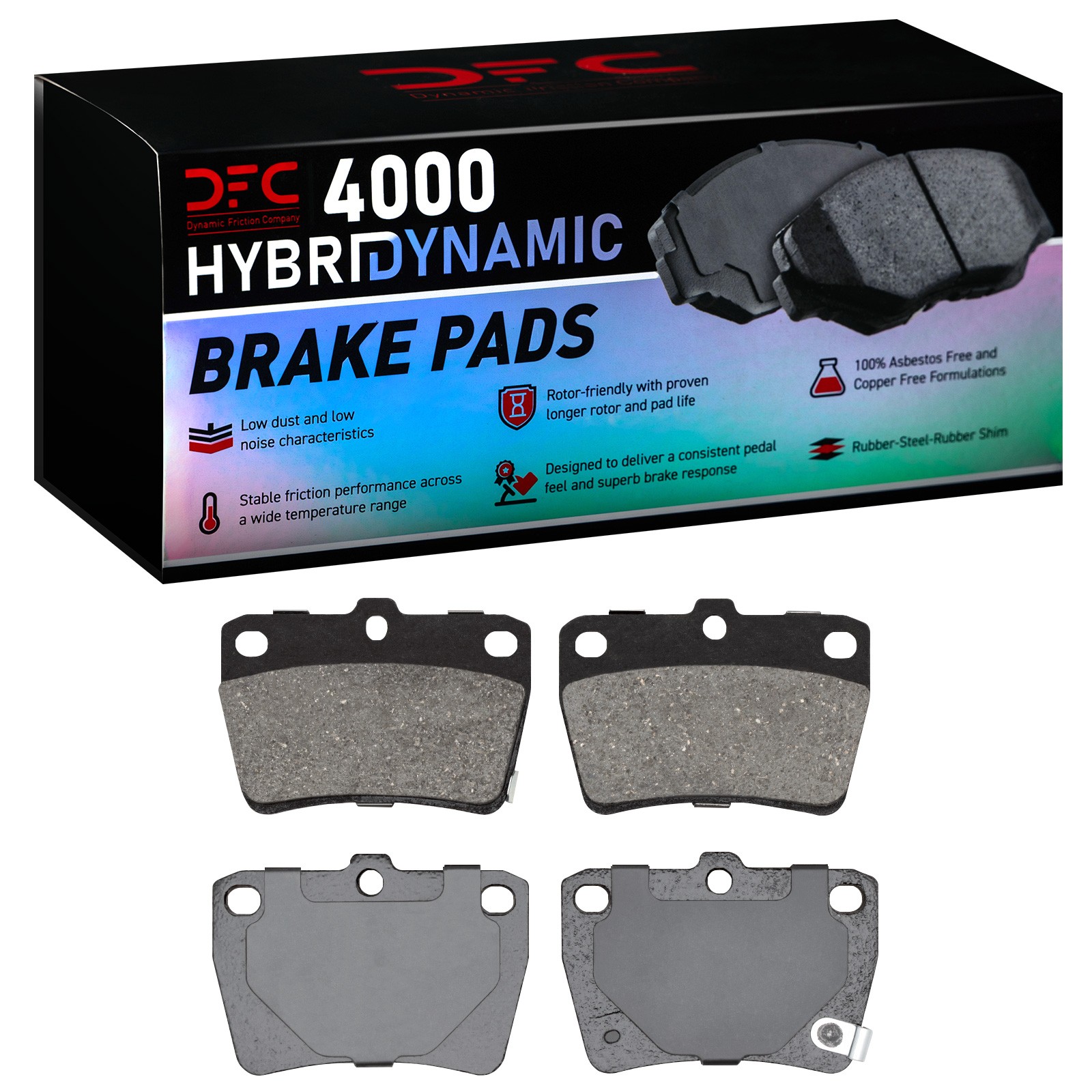 DYN 4000-1051-00 DFC 4000 HybriDynamic Brake Pads - Image 2