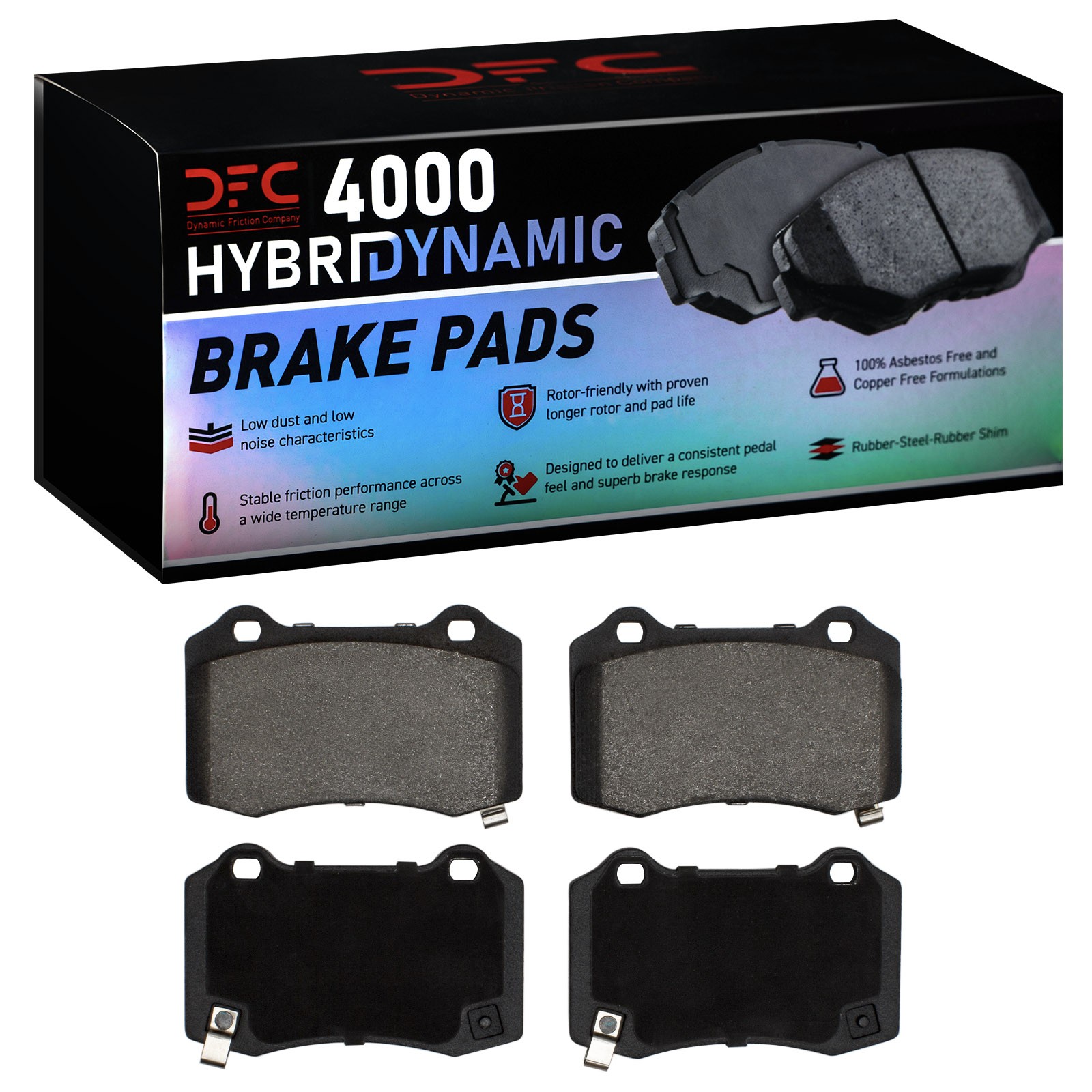 DYN 4000-1053-00 DFC 4000 HybriDynamic Brake Pads - Image 2