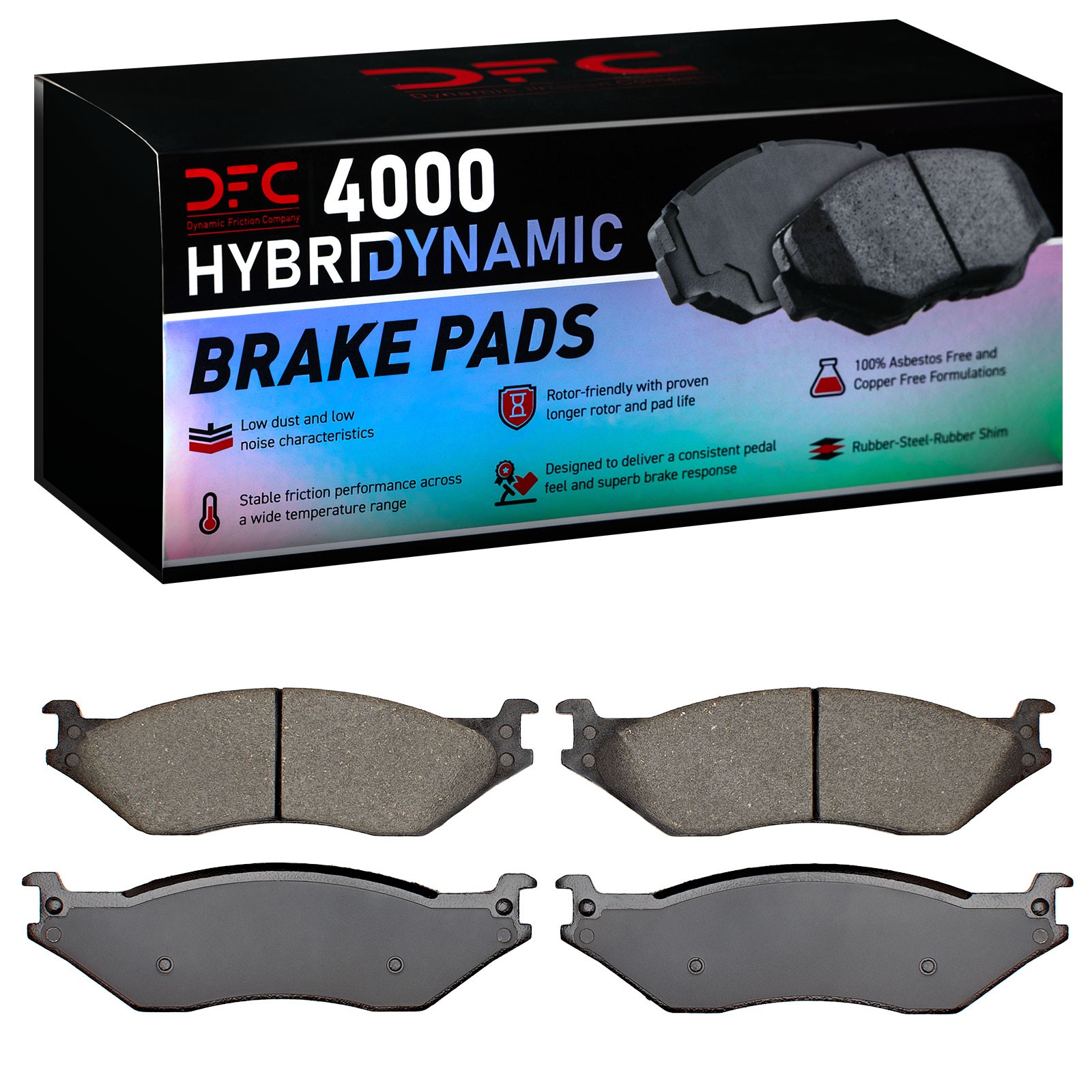 DYN-4000-1066-00 DFC 4000 HybriDynamic Brake Pads - Image 2