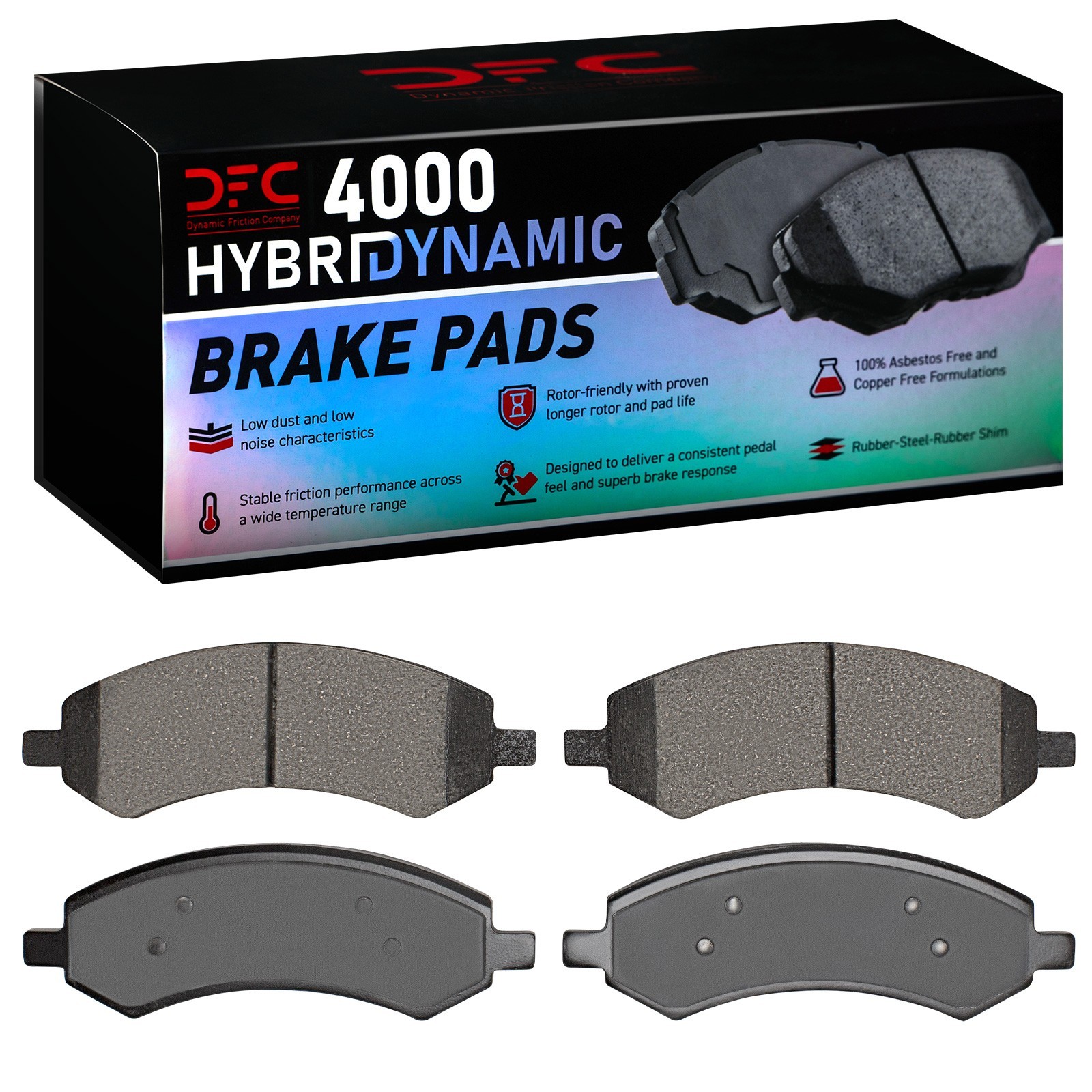 DYN 4000-1084-00 DFC 4000 HybriDynamic Brake Pads - Image 2